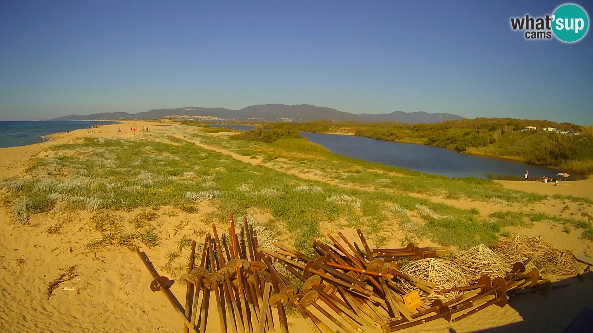 Valledoria Live-Webcam – Strand San Pietro – Sardinien – Italien