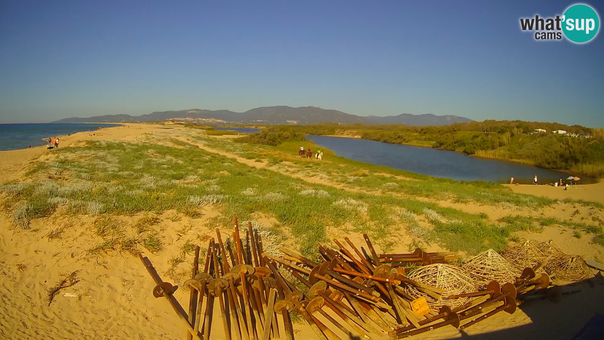 Valledoria Live-Webcam – Strand San Pietro – Sardinien – Italien