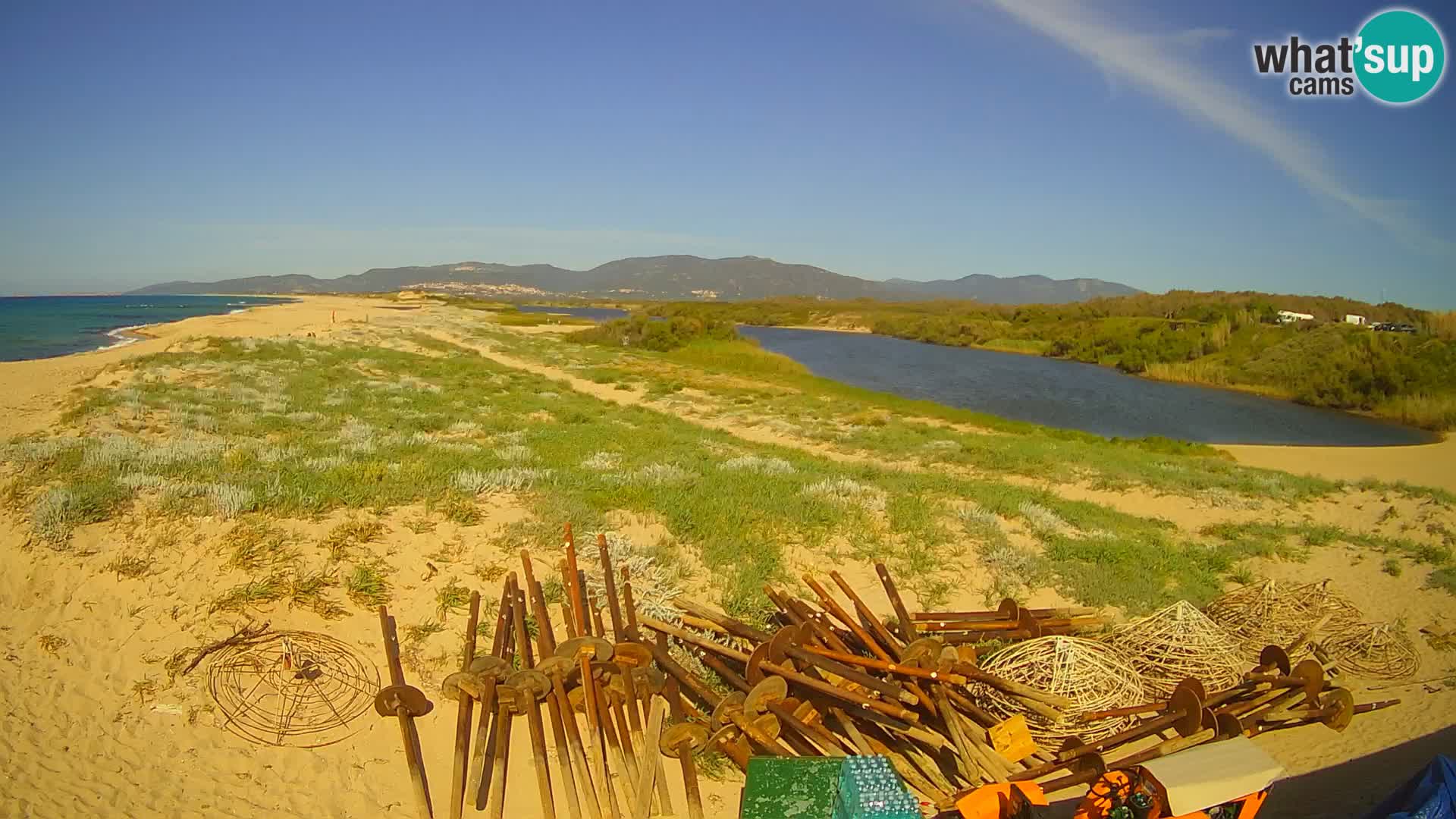Valledoria Live webcam – San Pietro beach – Sardinia – Italy