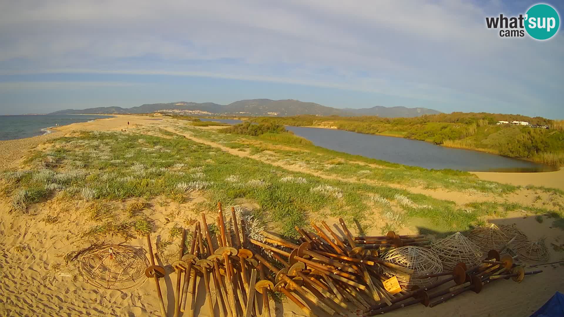 Valledoria Live-Webcam – Strand San Pietro – Sardinien – Italien