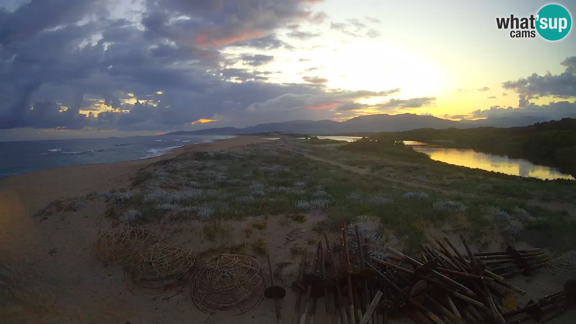 Valledoria Live-Webcam – Strand San Pietro – Sardinien – Italien