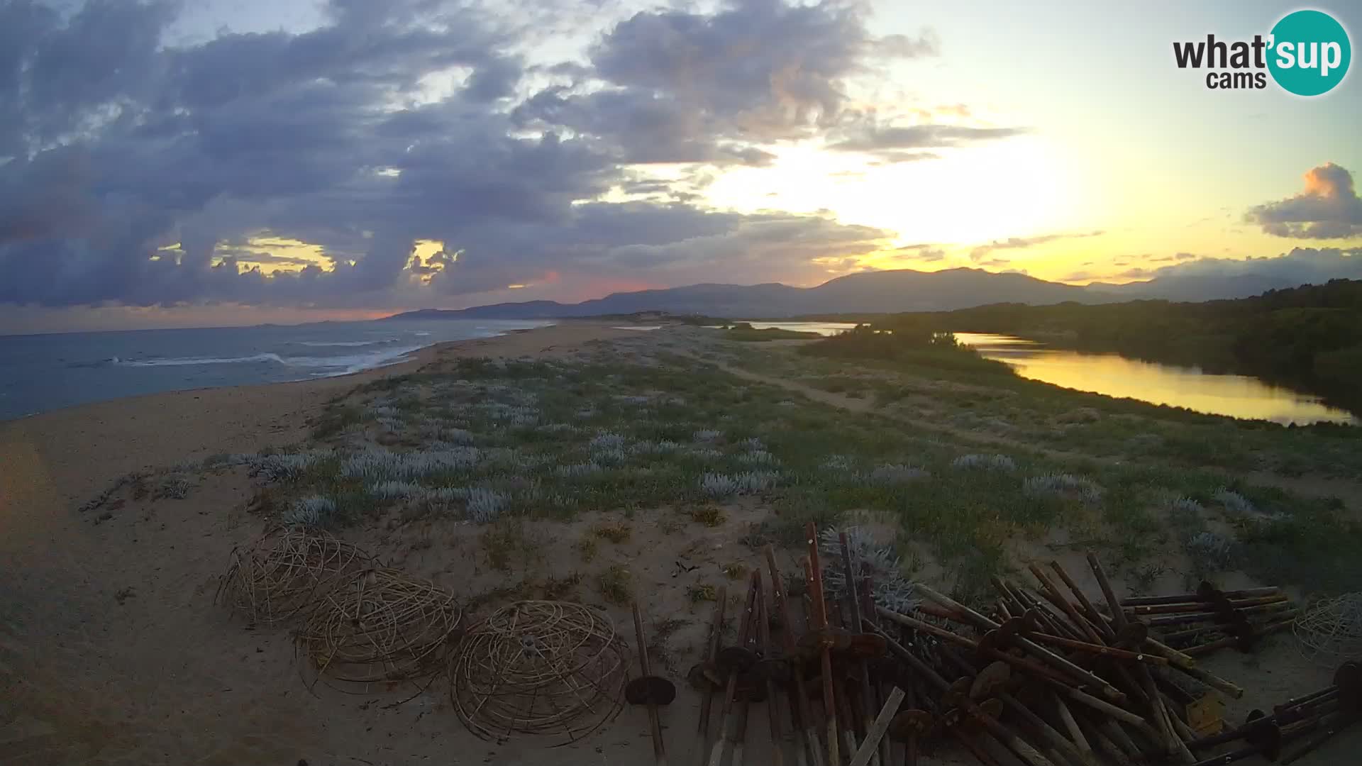 Valledoria Live webcam – San Pietro beach – Sardinia – Italy