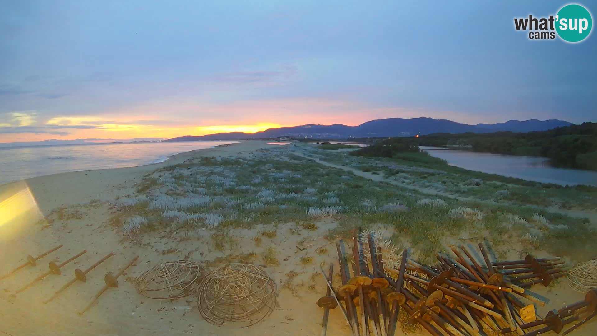 Valledoria Live webcam – San Pietro beach – Sardinia – Italy