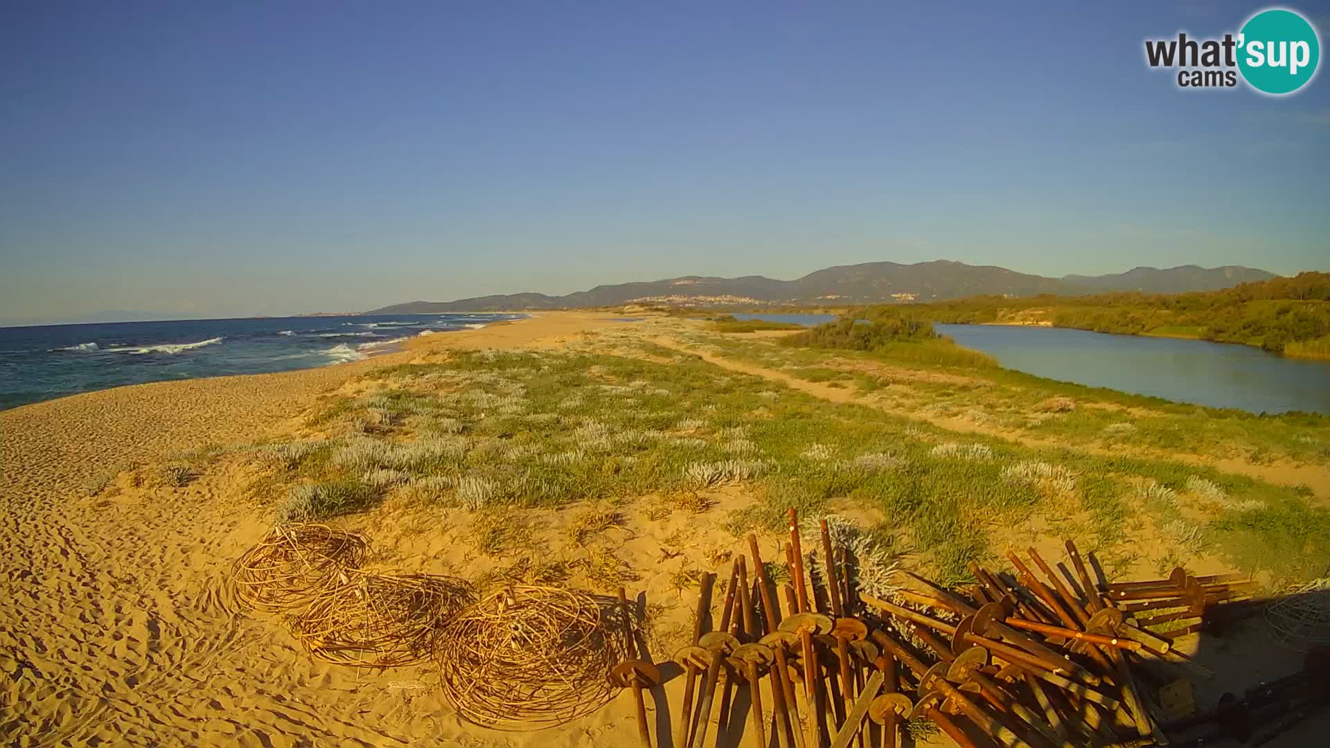 Valledoria Live webcam – San Pietro beach – Sardinia – Italy