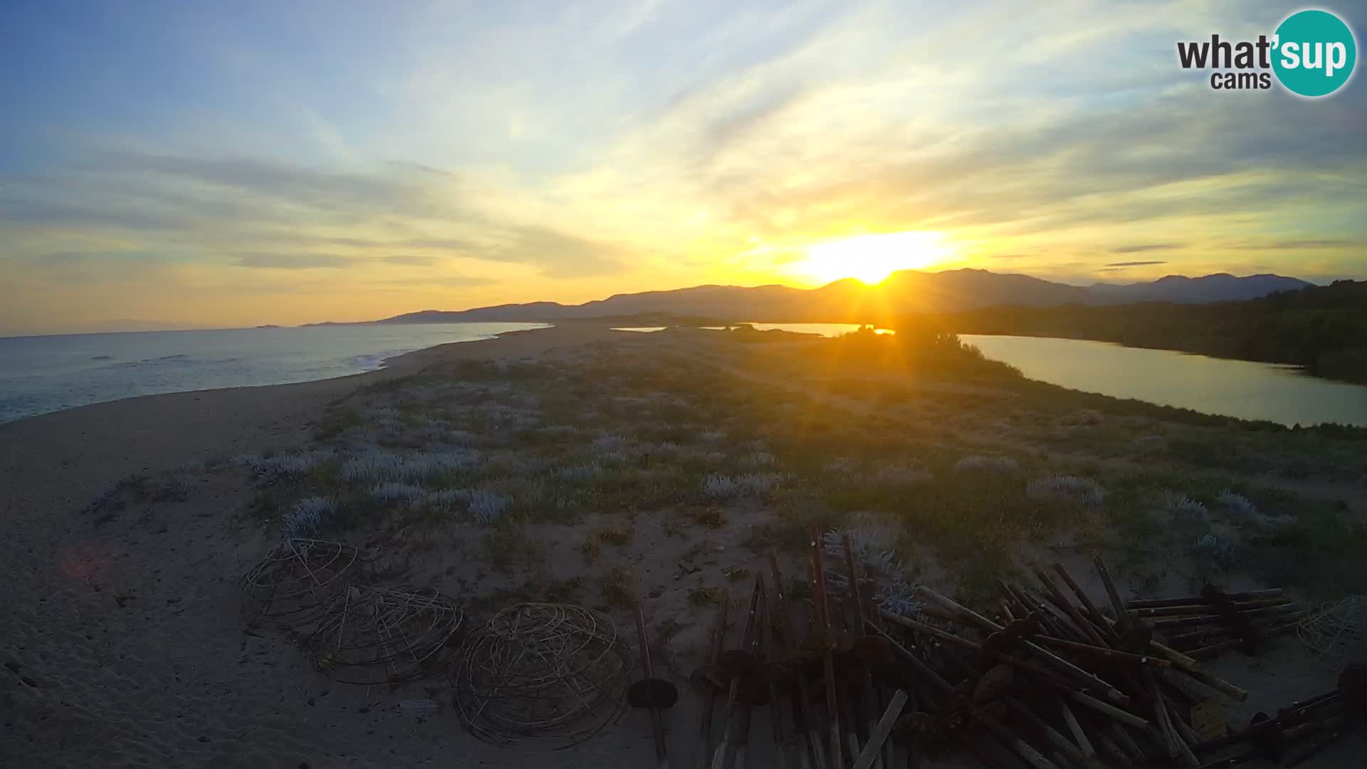 Valledoria Live-Webcam – Strand San Pietro – Sardinien – Italien