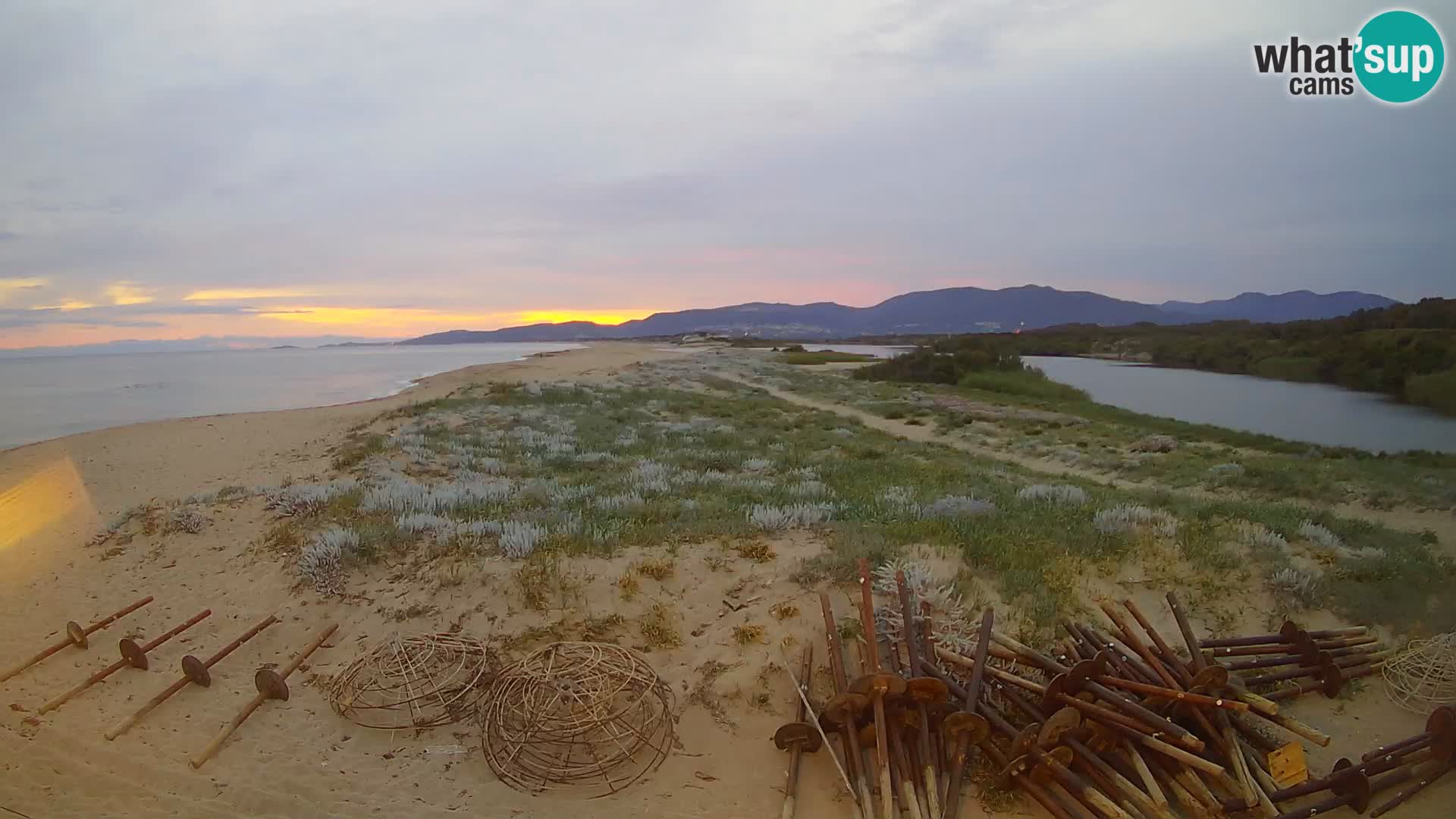 Valledoria Live webcam – San Pietro beach – Sardinia – Italy
