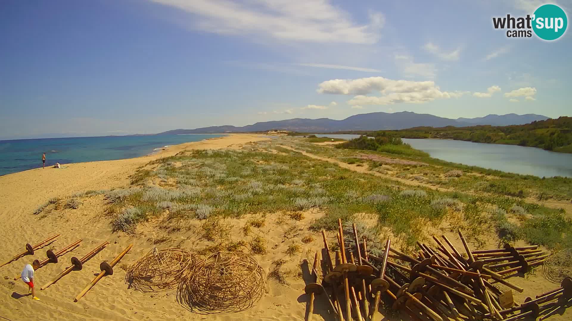 Valledoria Live webcam – San Pietro beach – Sardinia – Italy