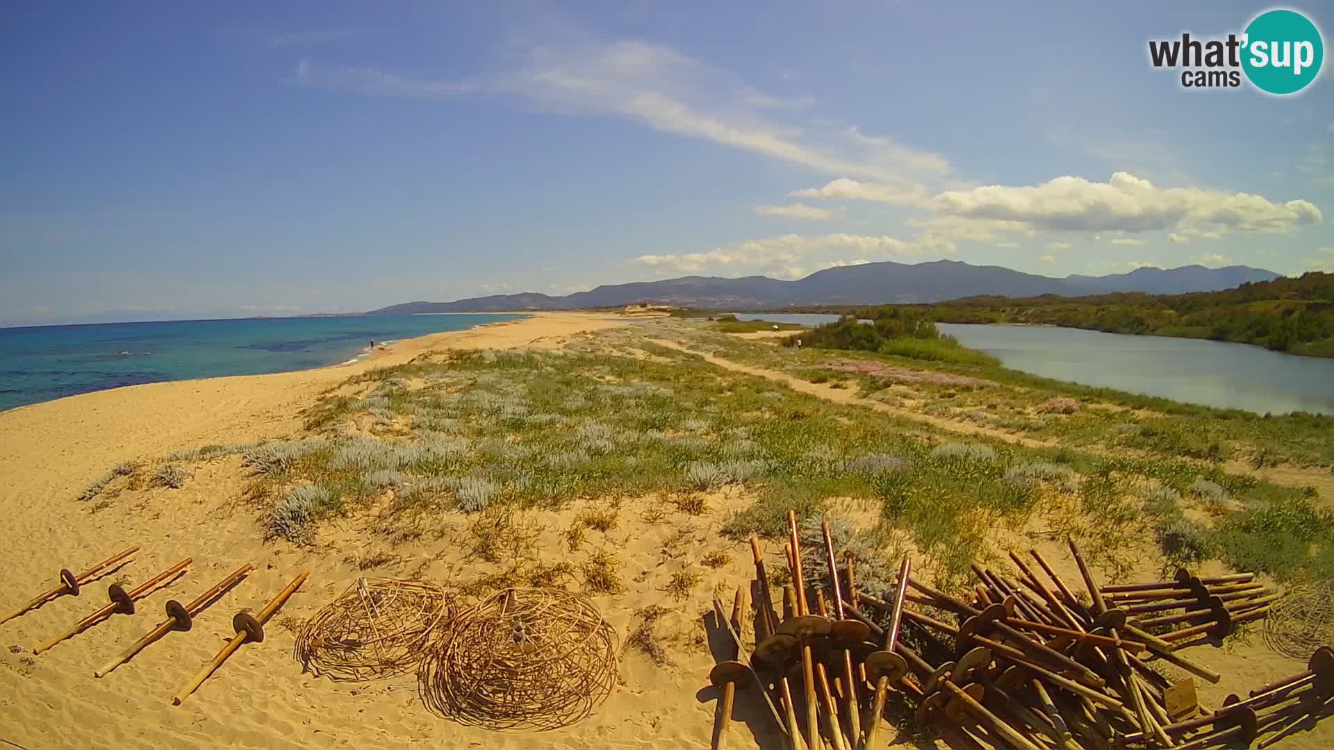 Valledoria Live-Webcam – Strand San Pietro – Sardinien – Italien