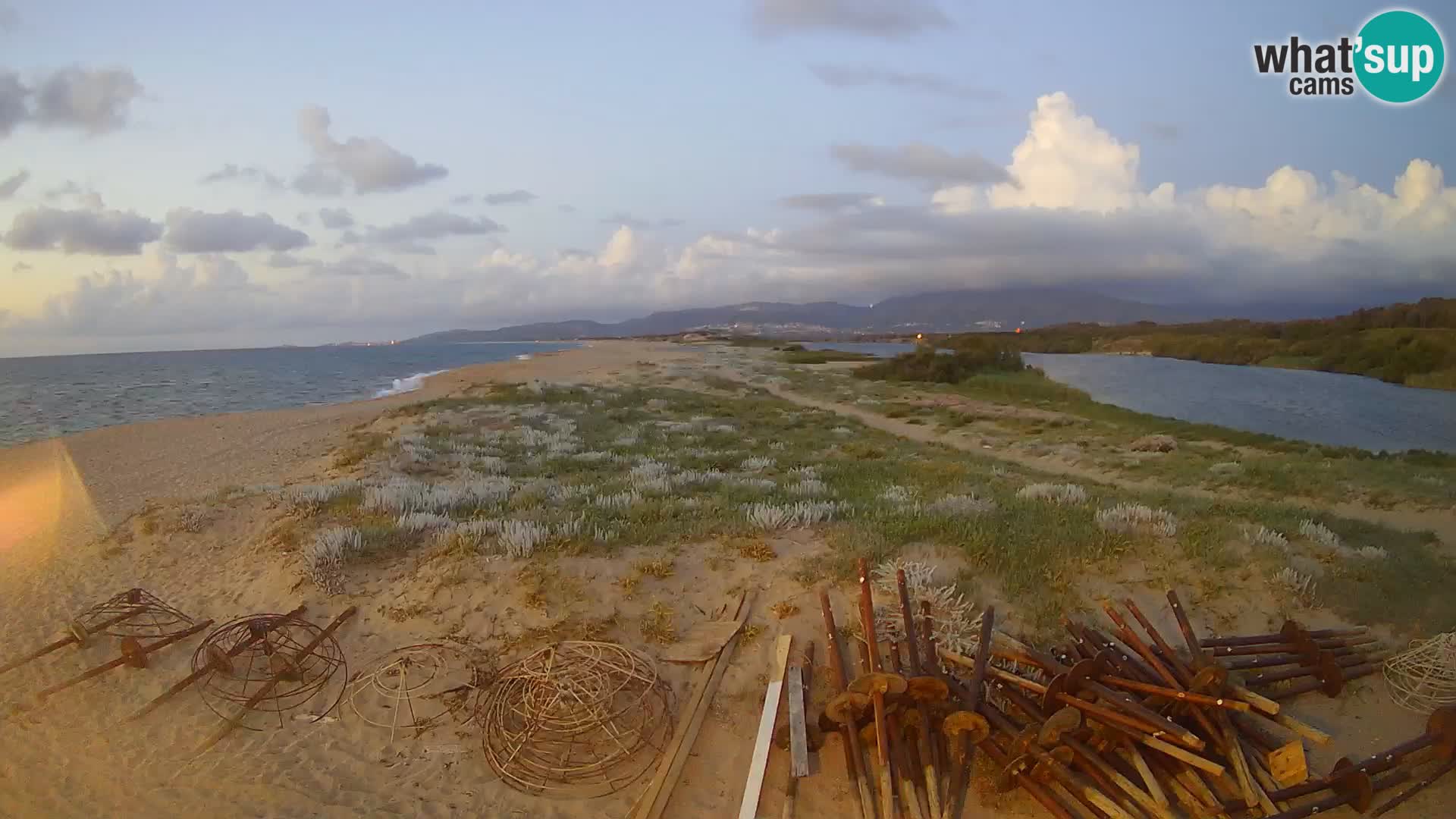 Valledoria Live-Webcam – Strand San Pietro – Sardinien – Italien