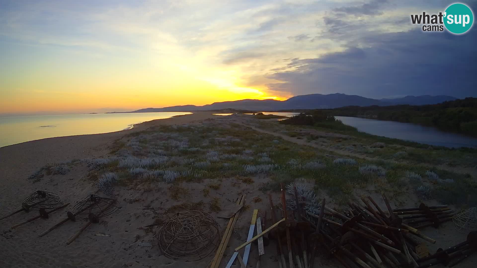 Valledoria Live-Webcam – Strand San Pietro – Sardinien – Italien