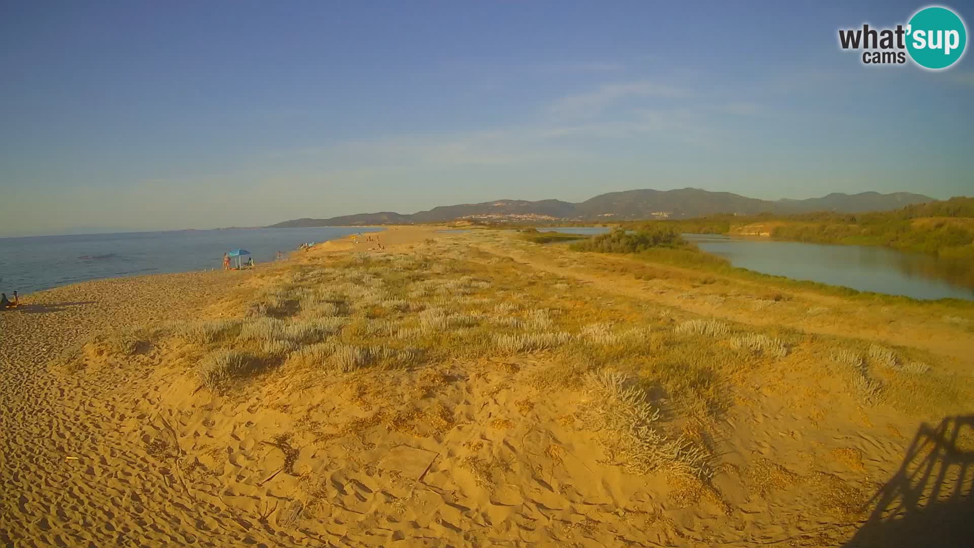Spletna kamera Valledoria v živo – plaža San Pietro – Sardinija – Italija