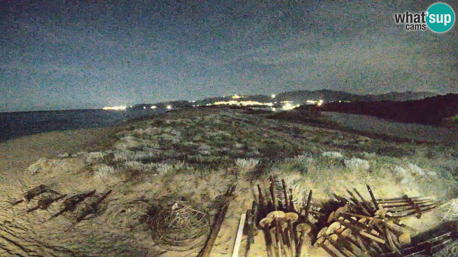 Spletna kamera Valledoria v živo – plaža San Pietro – Sardinija – Italija