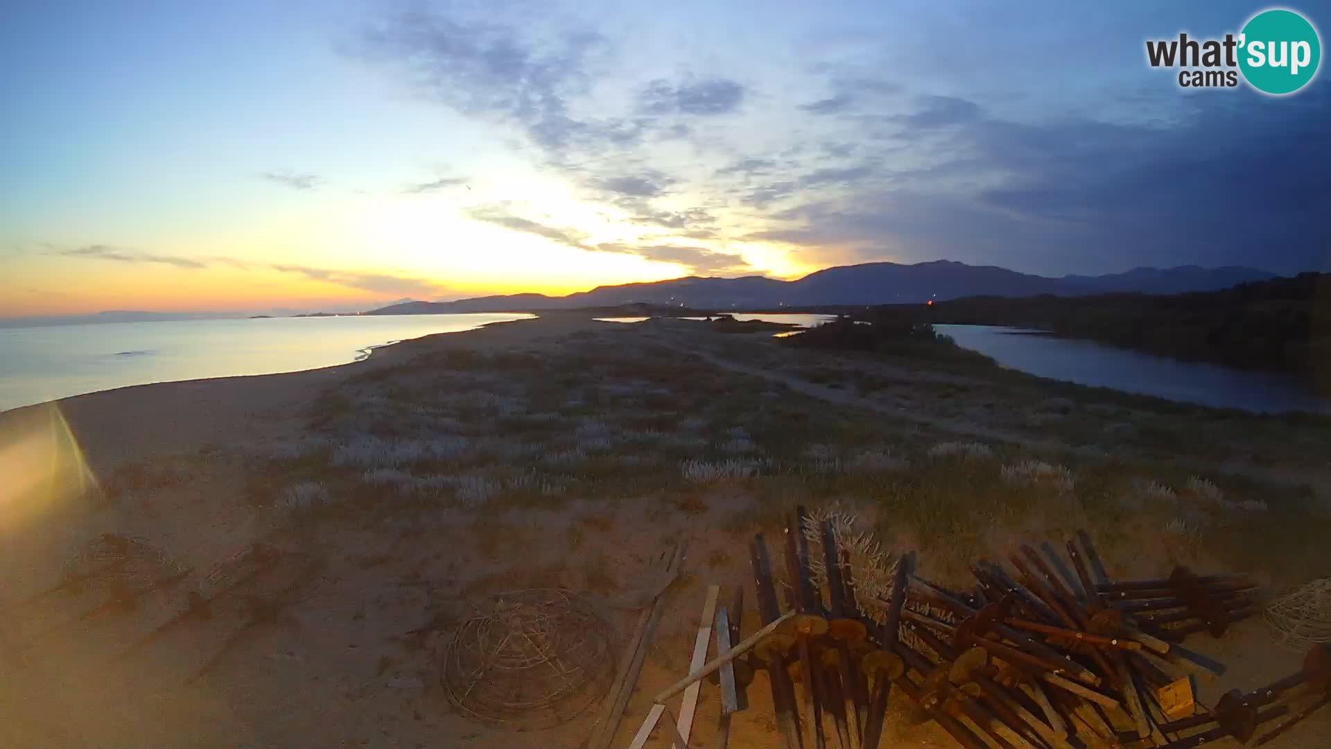 Valledoria Web kamera uživo – plaža San Pietro – Sardinija – Italija