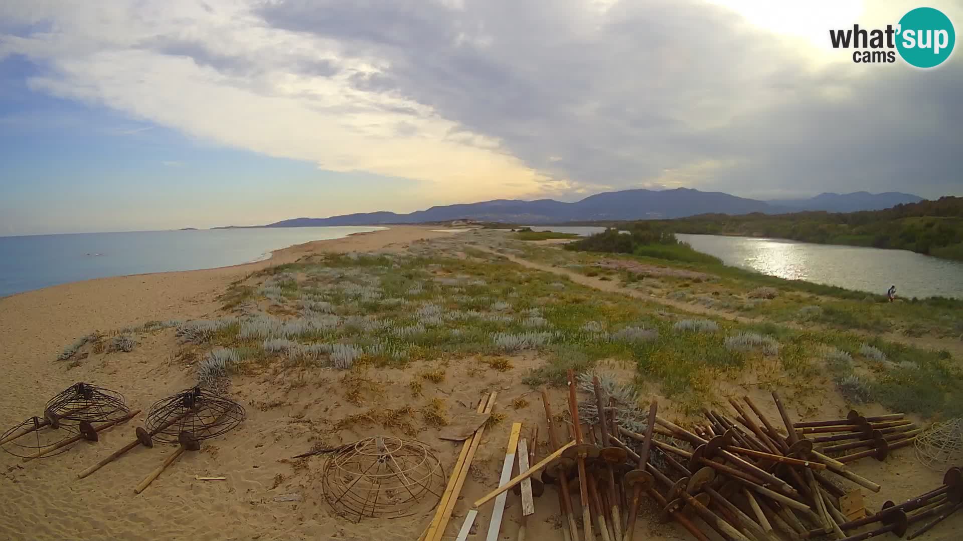 Valledoria Live-Webcam – Strand San Pietro – Sardinien – Italien