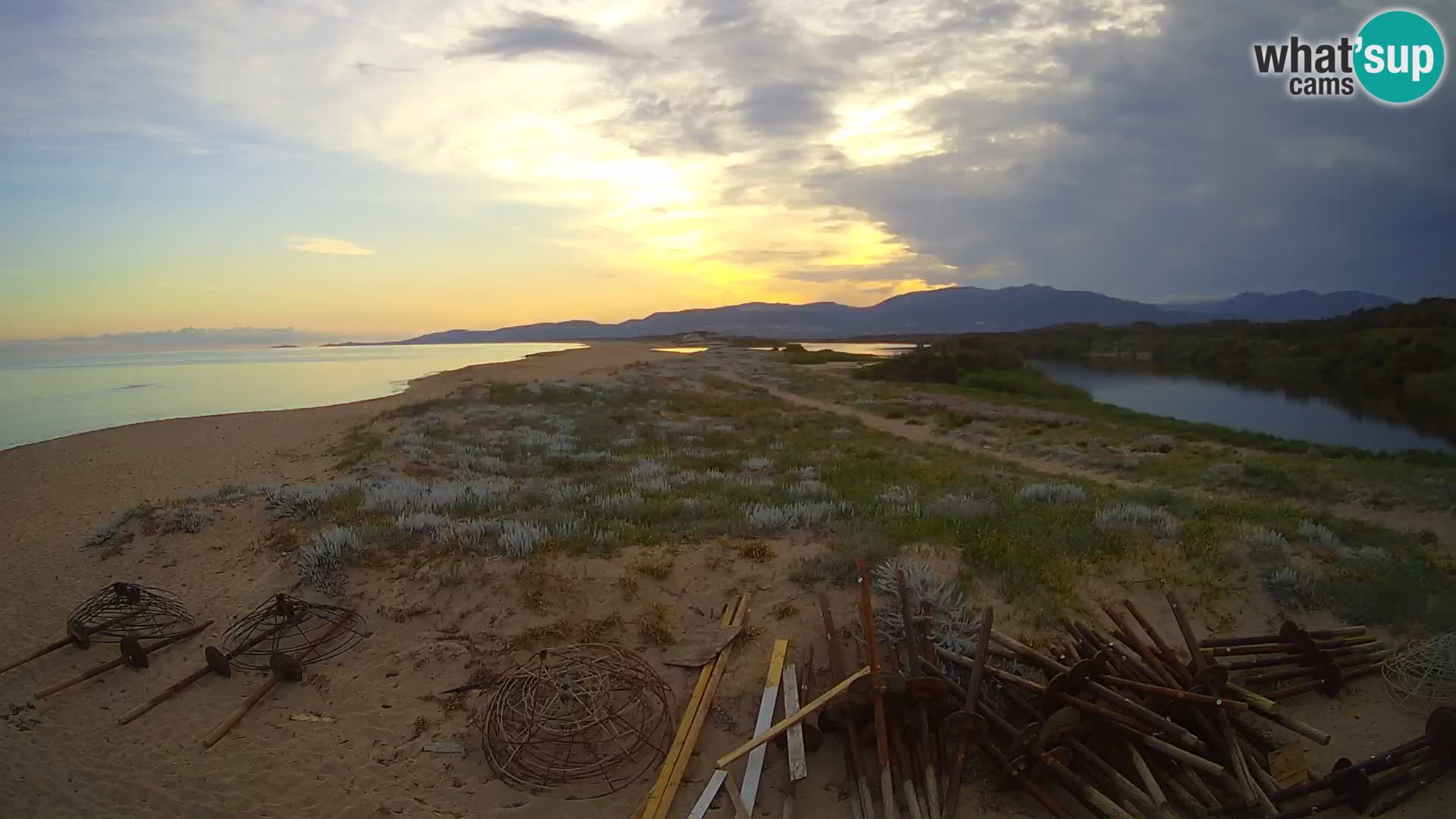 Valledoria Live webcam – San Pietro beach – Sardinia – Italy