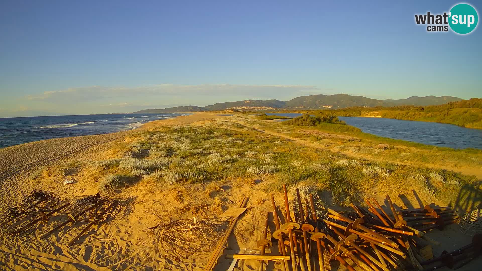 Valledoria Live-Webcam – Strand San Pietro – Sardinien – Italien