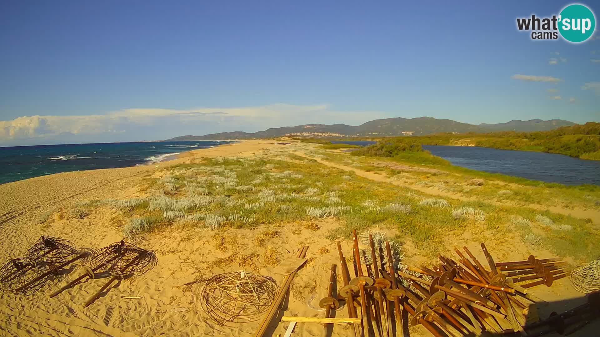 Valledoria Live webcam – San Pietro beach – Sardinia – Italy