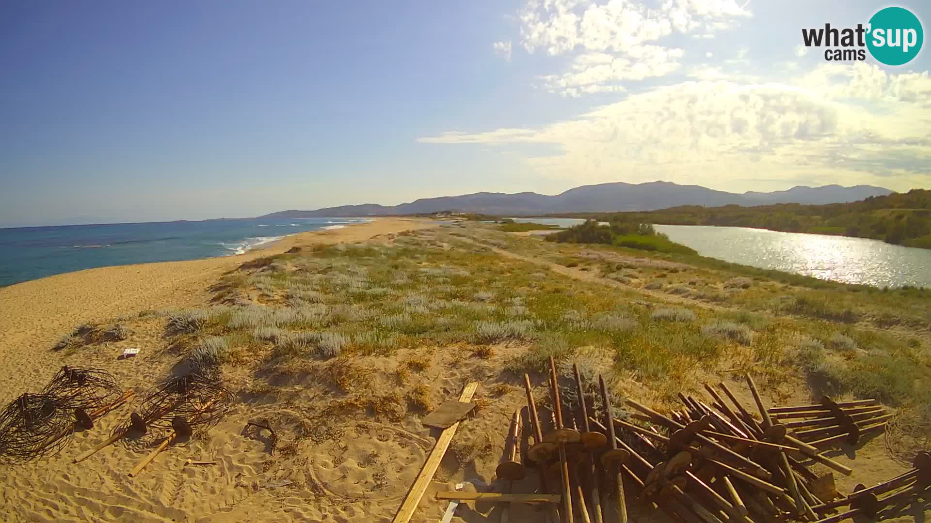 Valledoria Live webcam – San Pietro beach – Sardinia – Italy