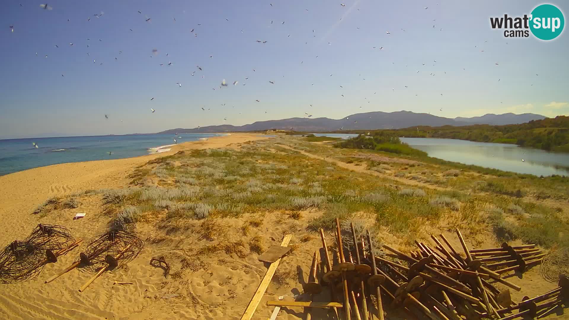 Valledoria Live webcam – San Pietro beach – Sardinia – Italy