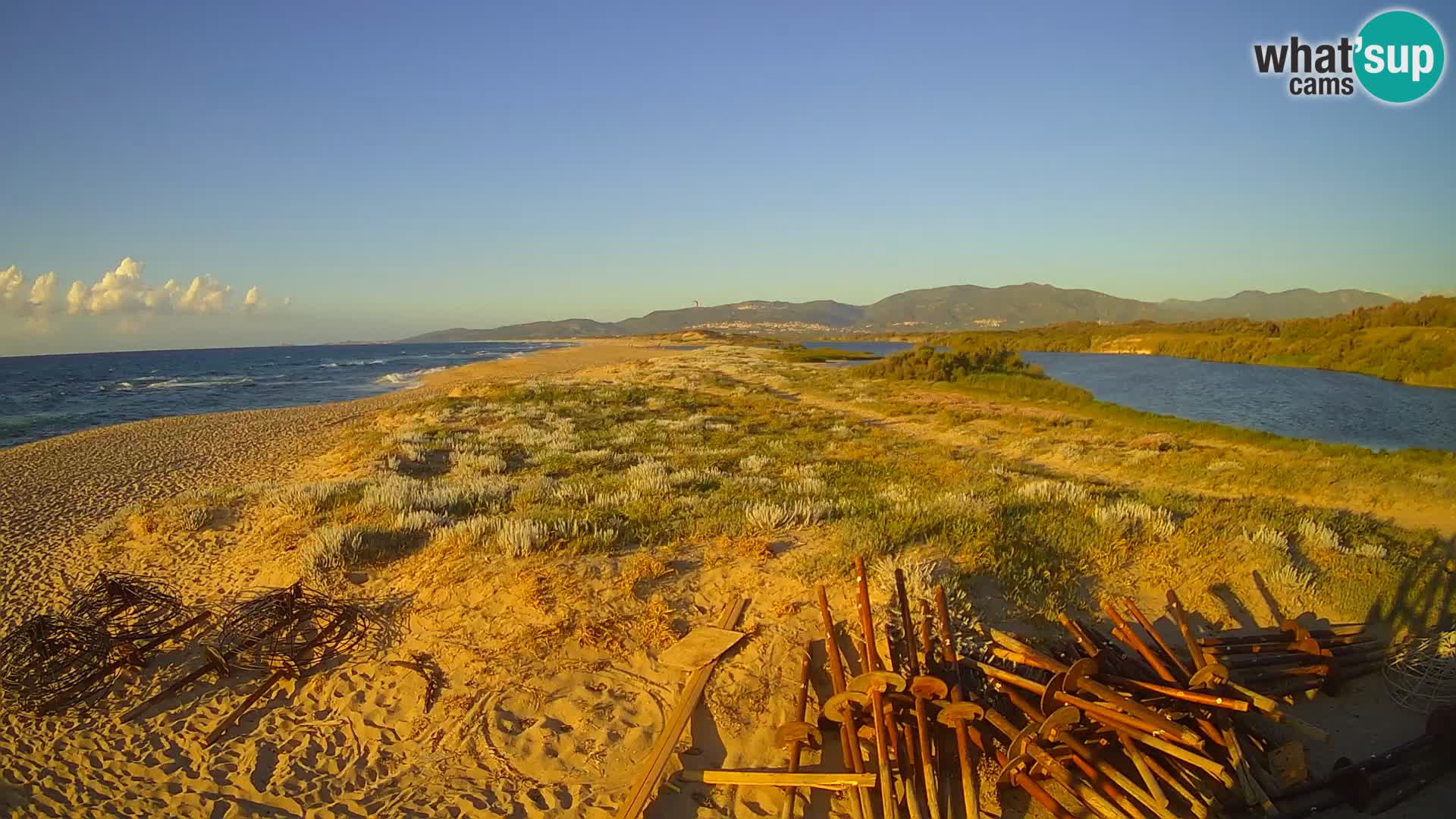 Valledoria Web kamera uživo – plaža San Pietro – Sardinija – Italija