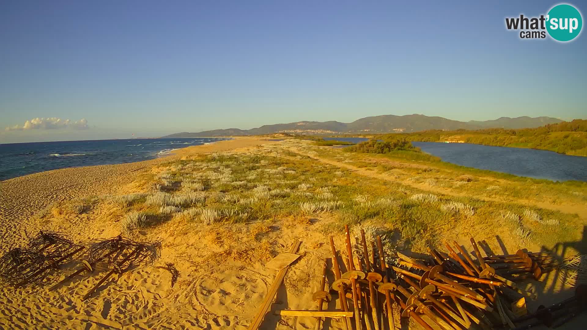 Valledoria Live webcam – San Pietro beach – Sardinia – Italy