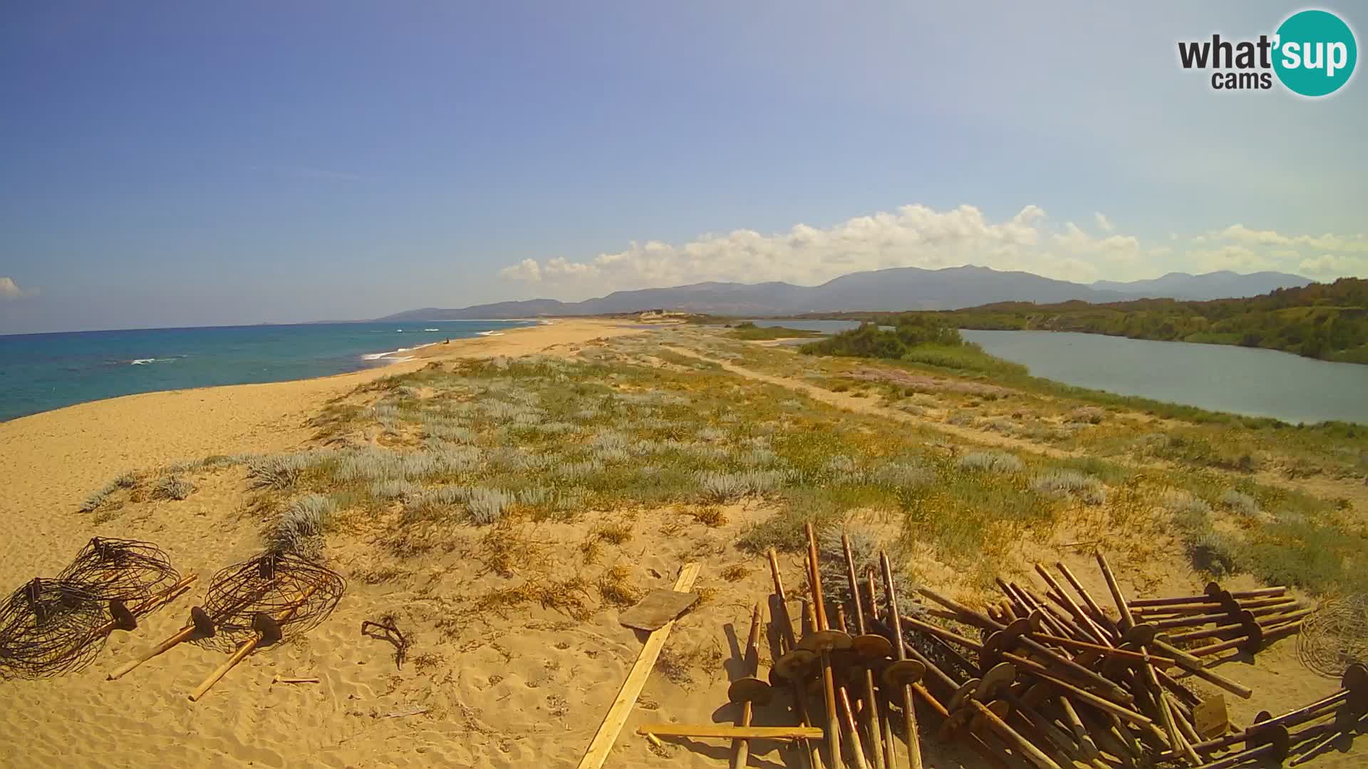 Valledoria Live webcam – San Pietro beach – Sardinia – Italy