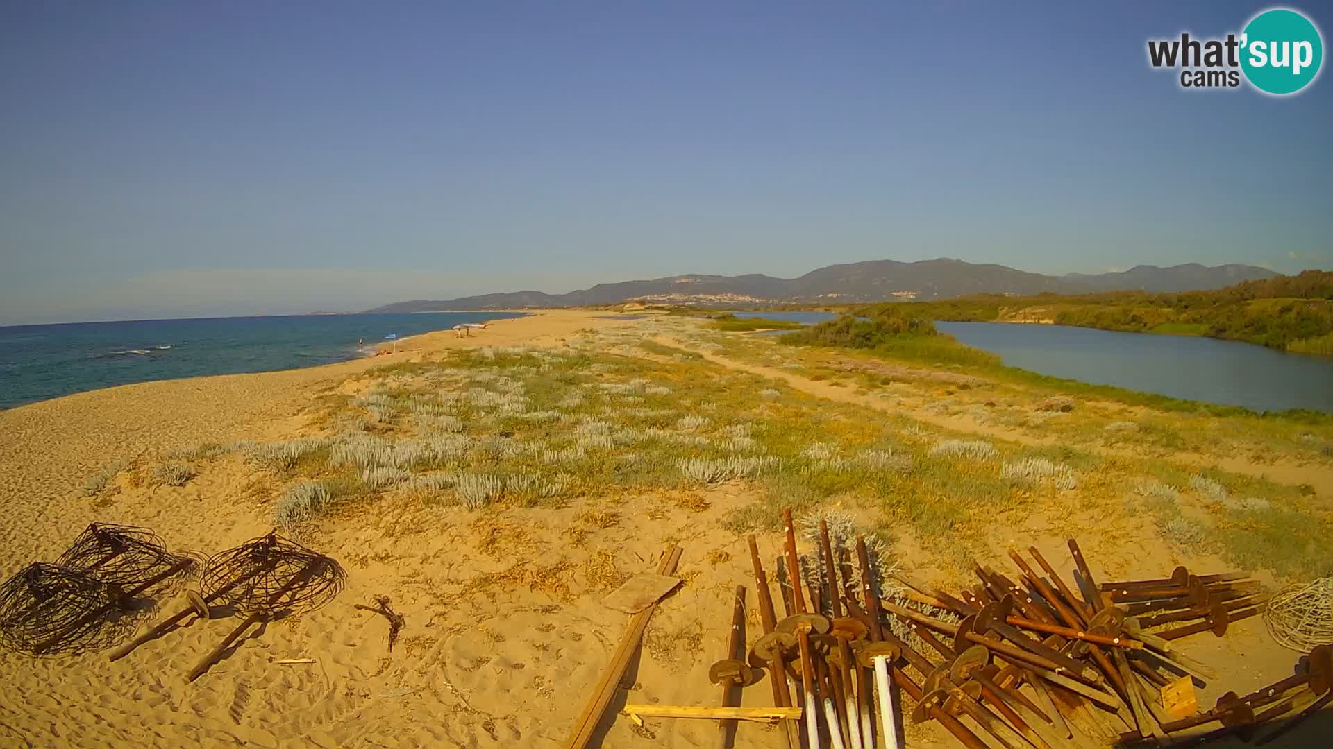 Valledoria Live webcam – San Pietro beach – Sardinia – Italy
