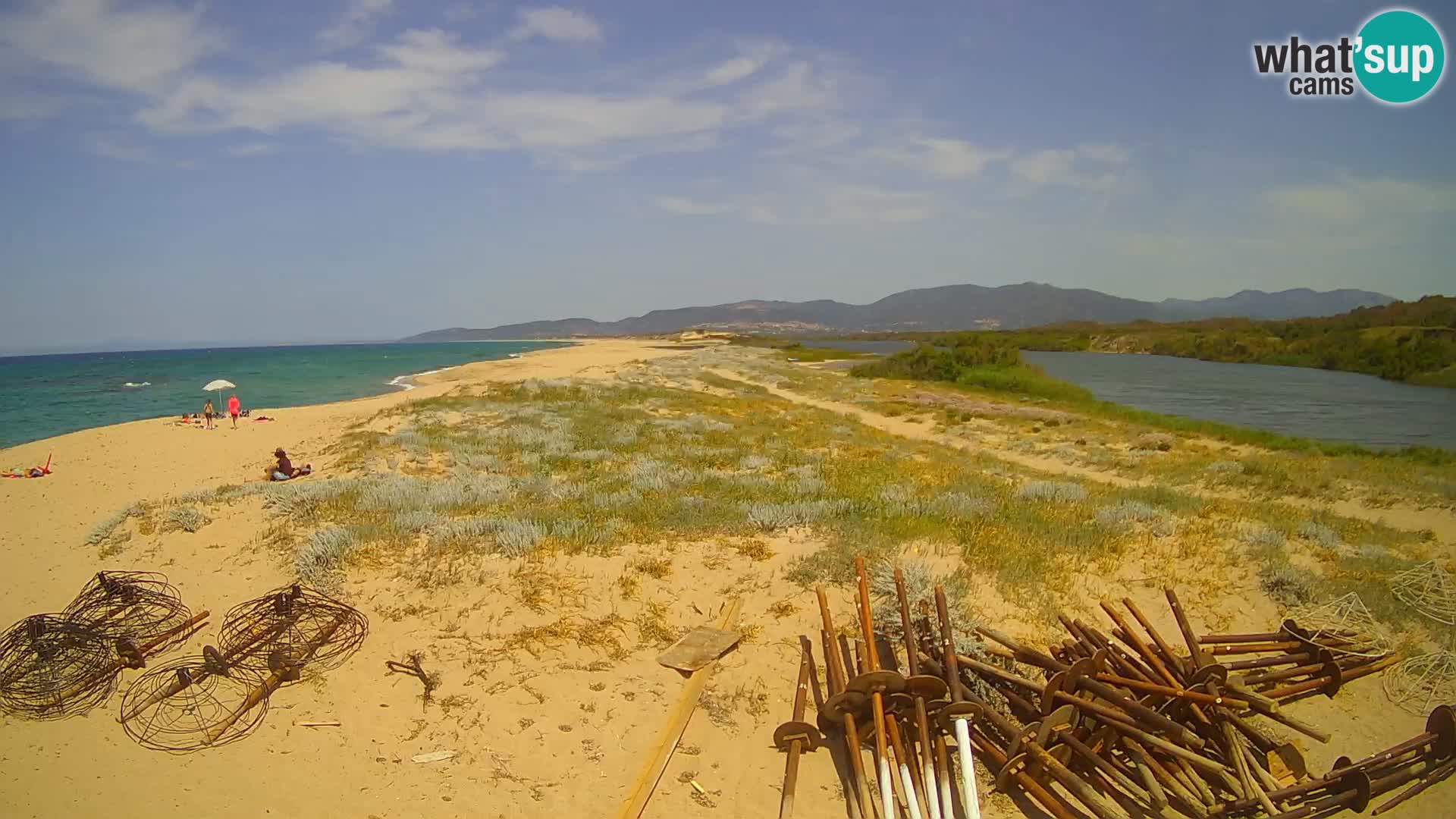 Valledoria Live webcam – San Pietro beach – Sardinia – Italy
