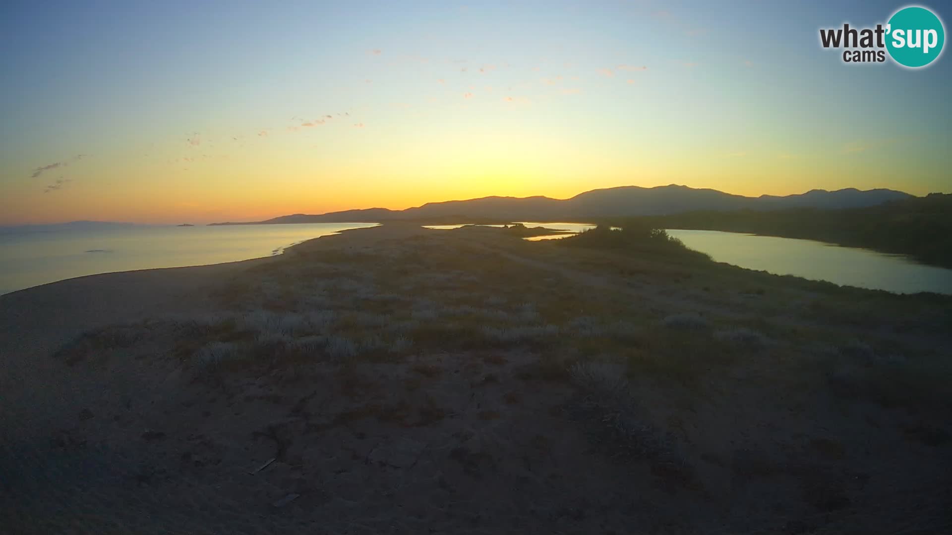 Spletna kamera Valledoria v živo – plaža San Pietro – Sardinija – Italija