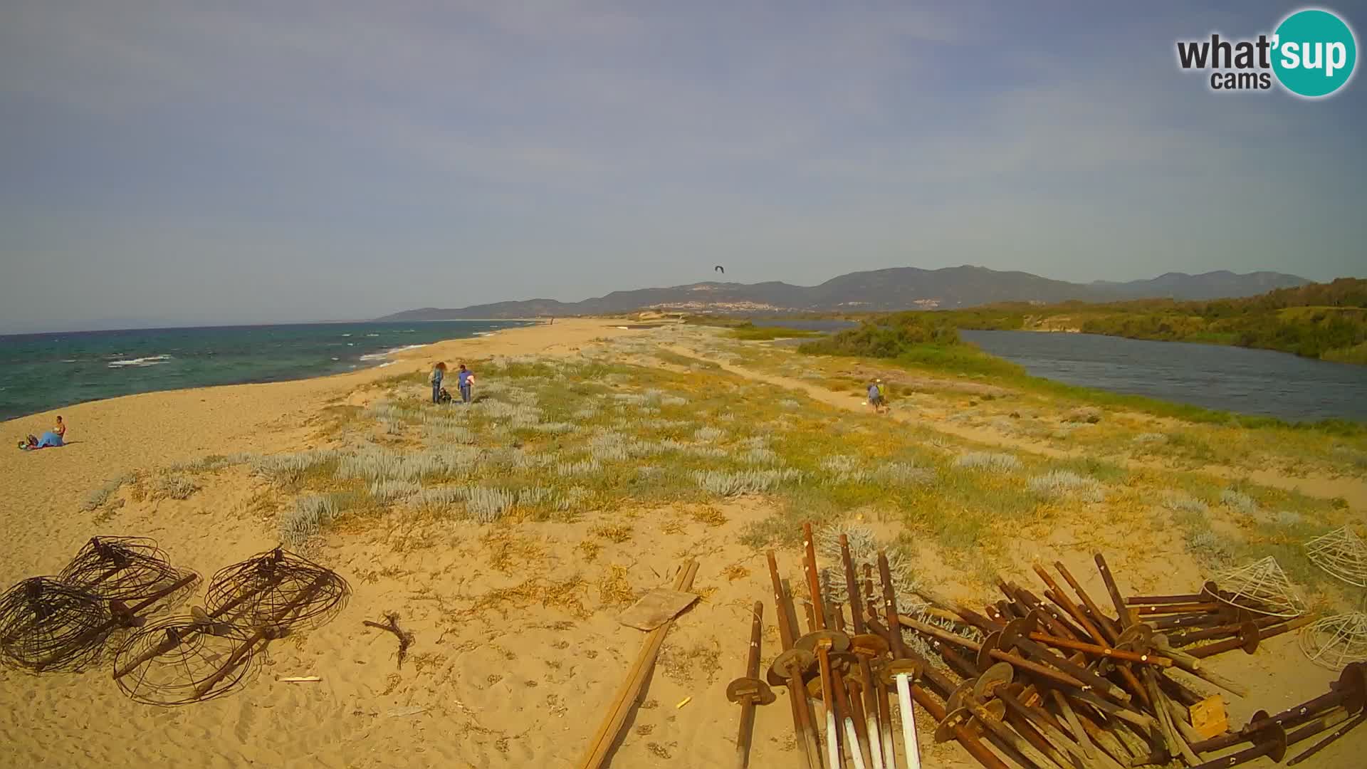 Spletna kamera Valledoria v živo – plaža San Pietro – Sardinija – Italija