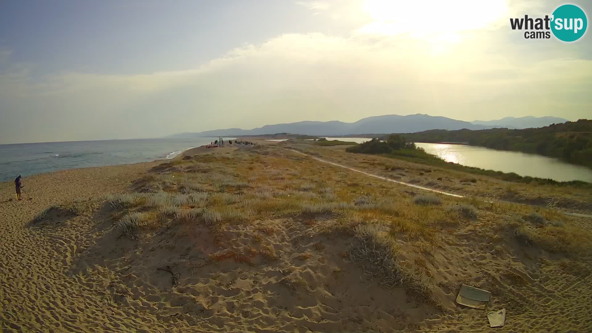 Valledoria Live-Webcam – Strand San Pietro – Sardinien – Italien