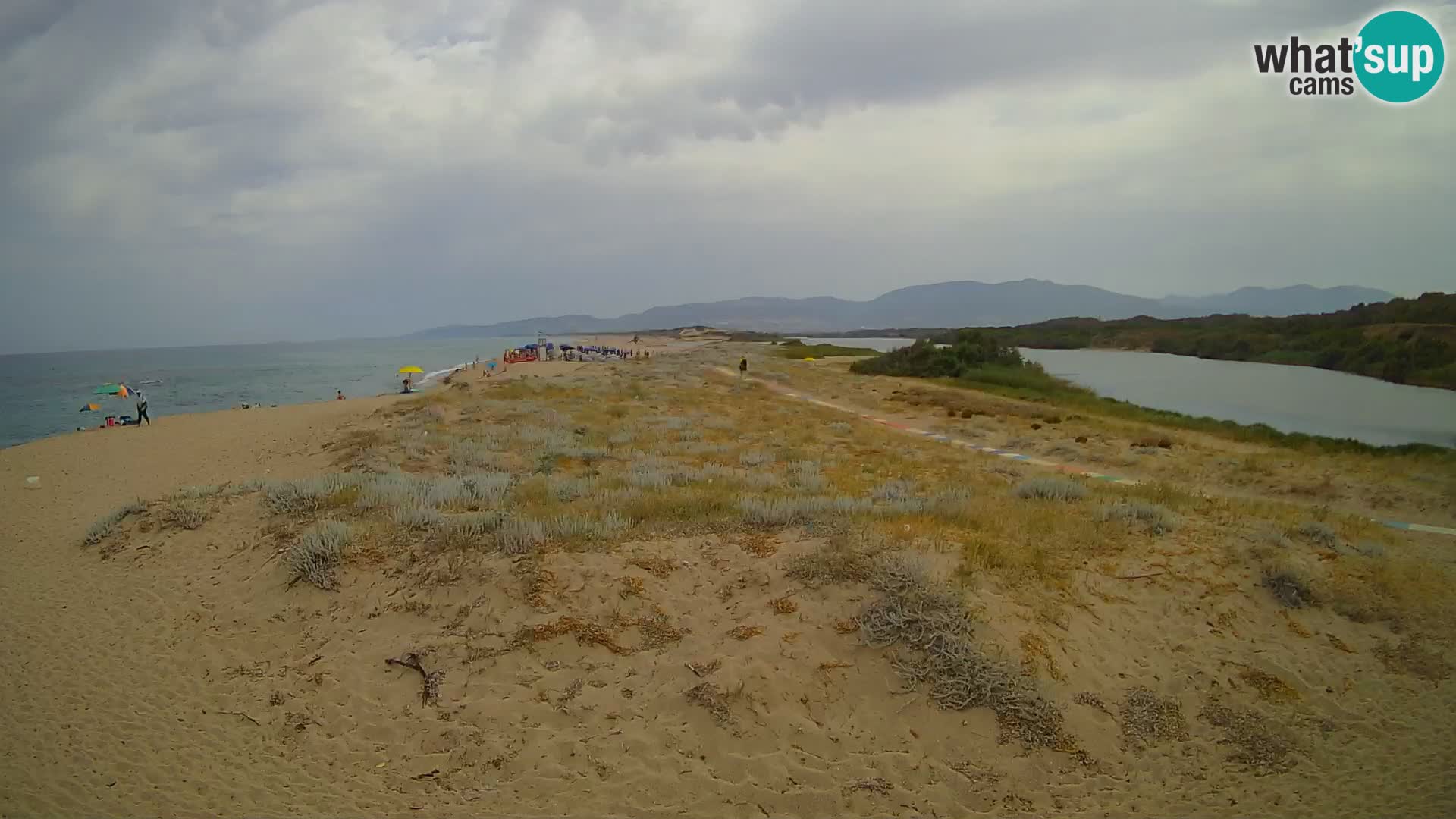 Spletna kamera Valledoria v živo – plaža San Pietro – Sardinija – Italija
