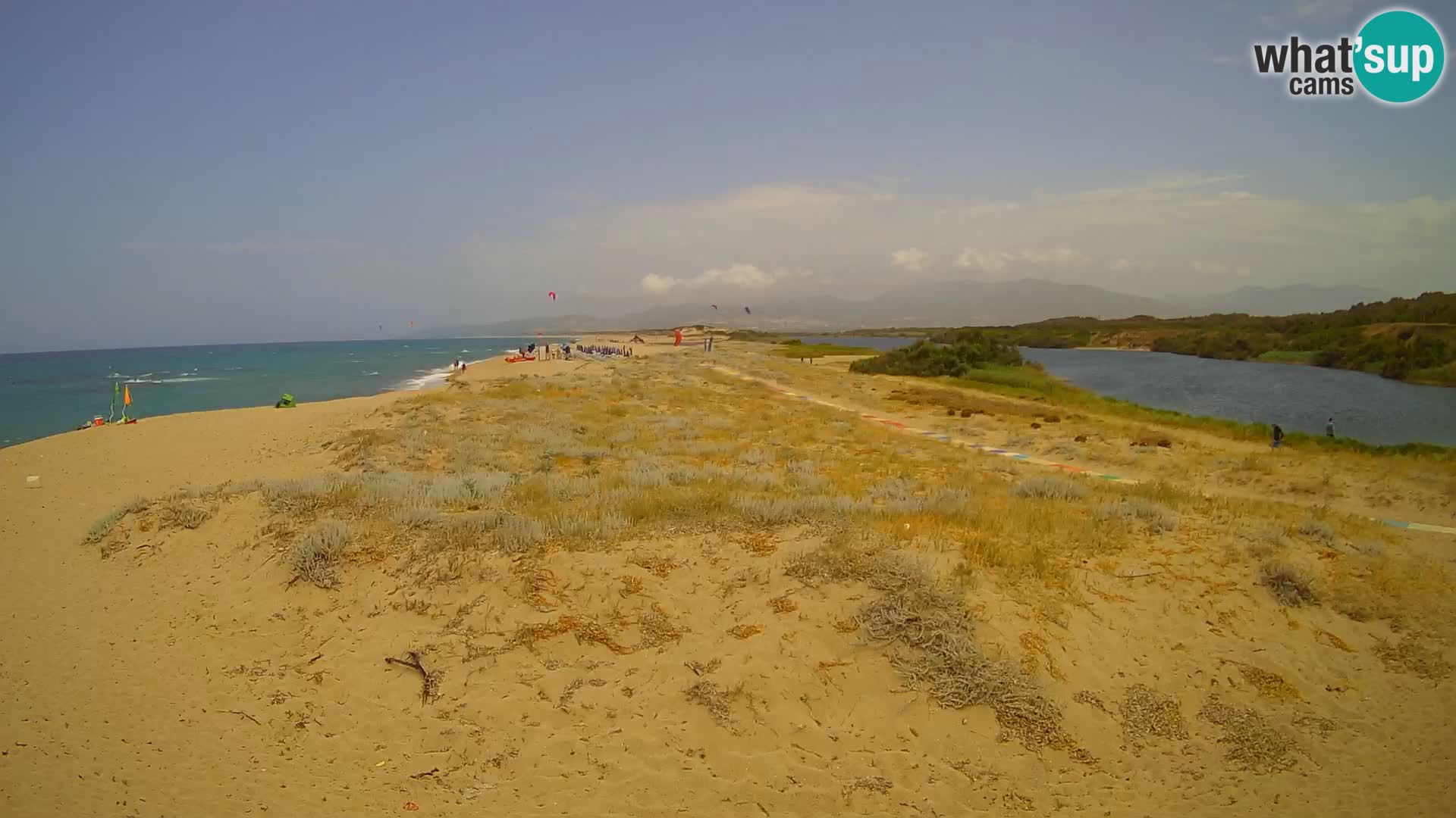Spletna kamera Valledoria v živo – plaža San Pietro – Sardinija – Italija