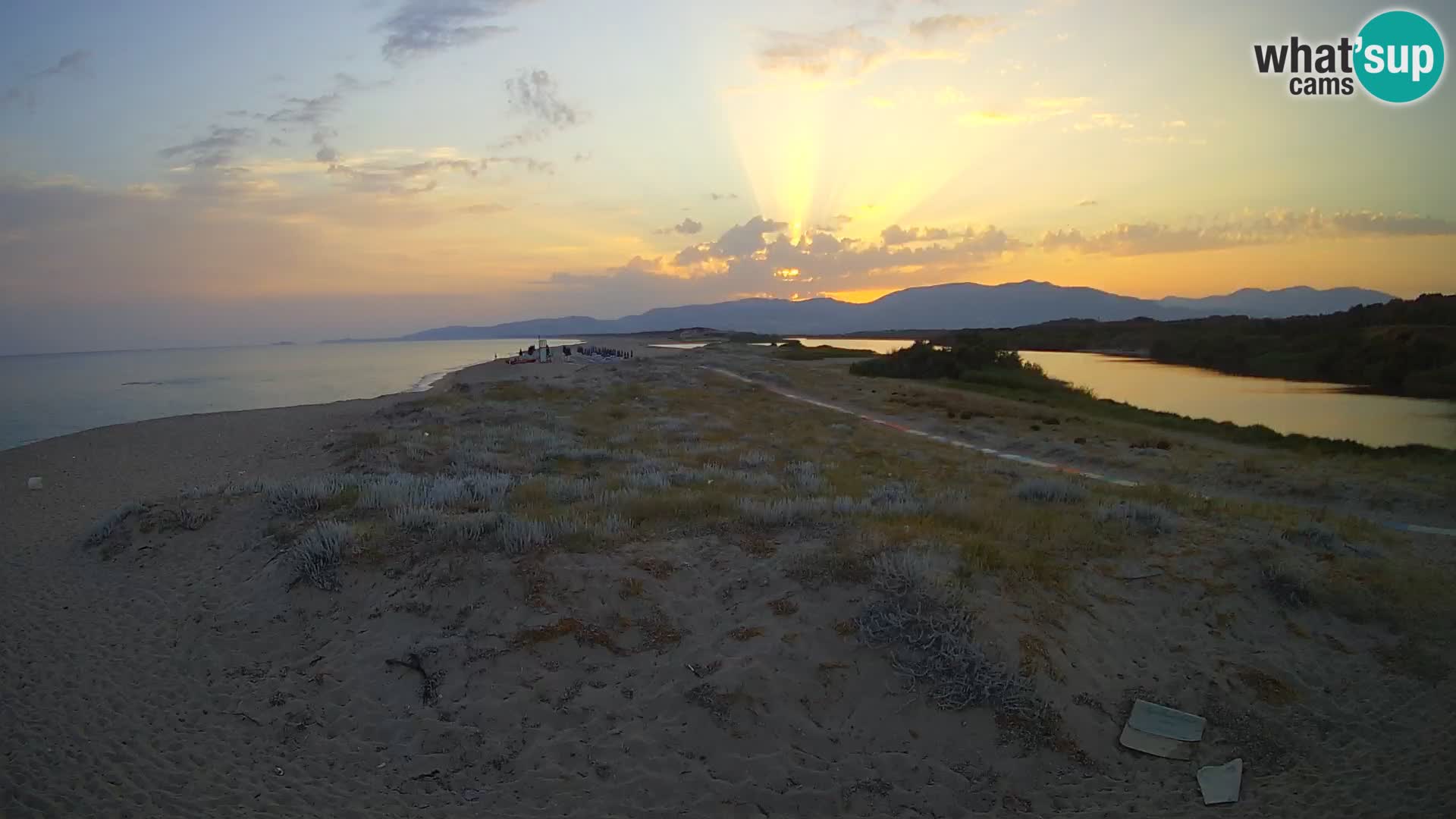 Valledoria Live-Webcam – Strand San Pietro – Sardinien – Italien