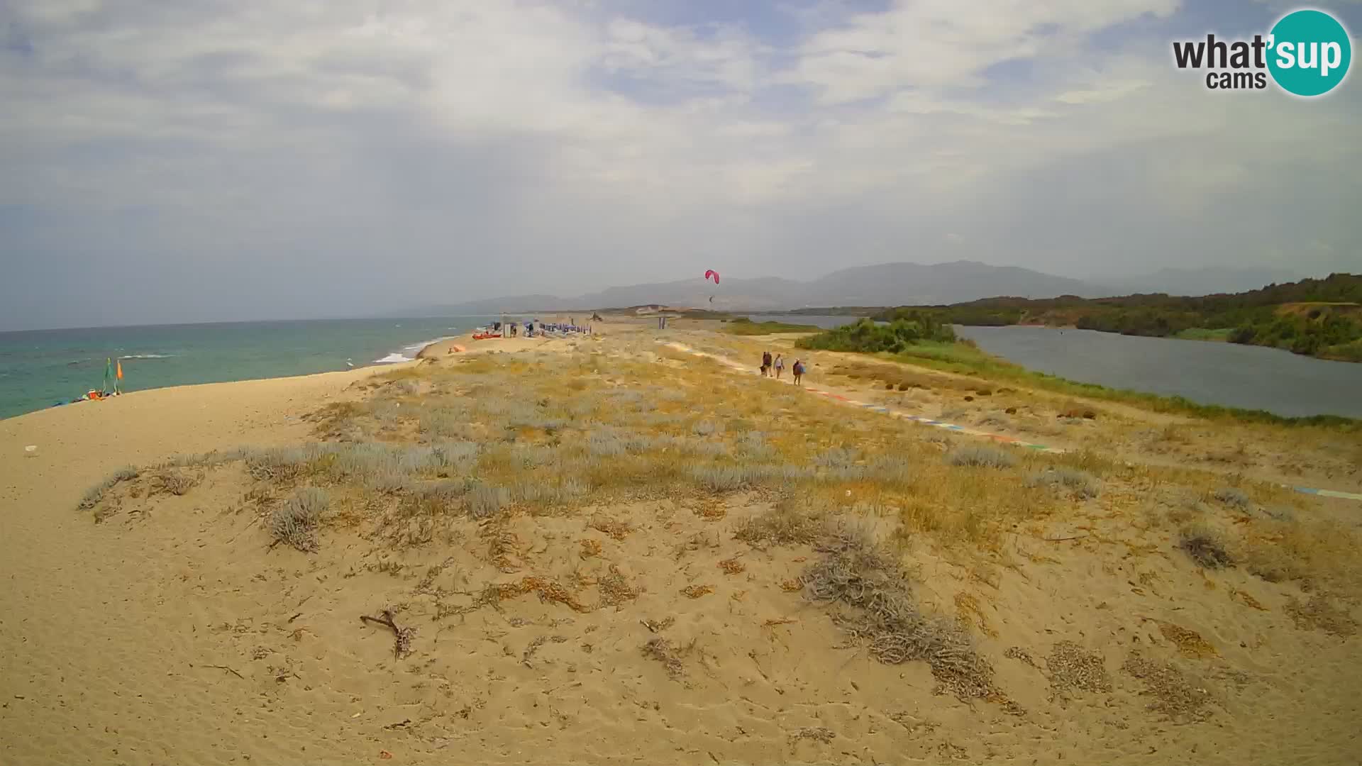 Spletna kamera Valledoria v živo – plaža San Pietro – Sardinija – Italija