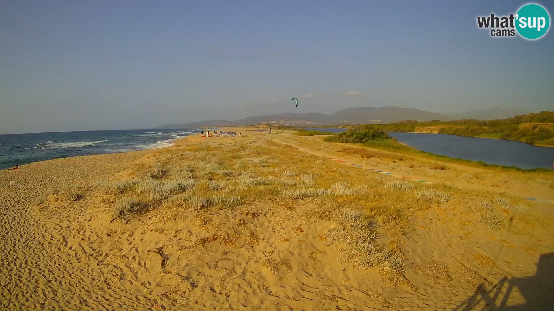 Spletna kamera Valledoria v živo – plaža San Pietro – Sardinija – Italija