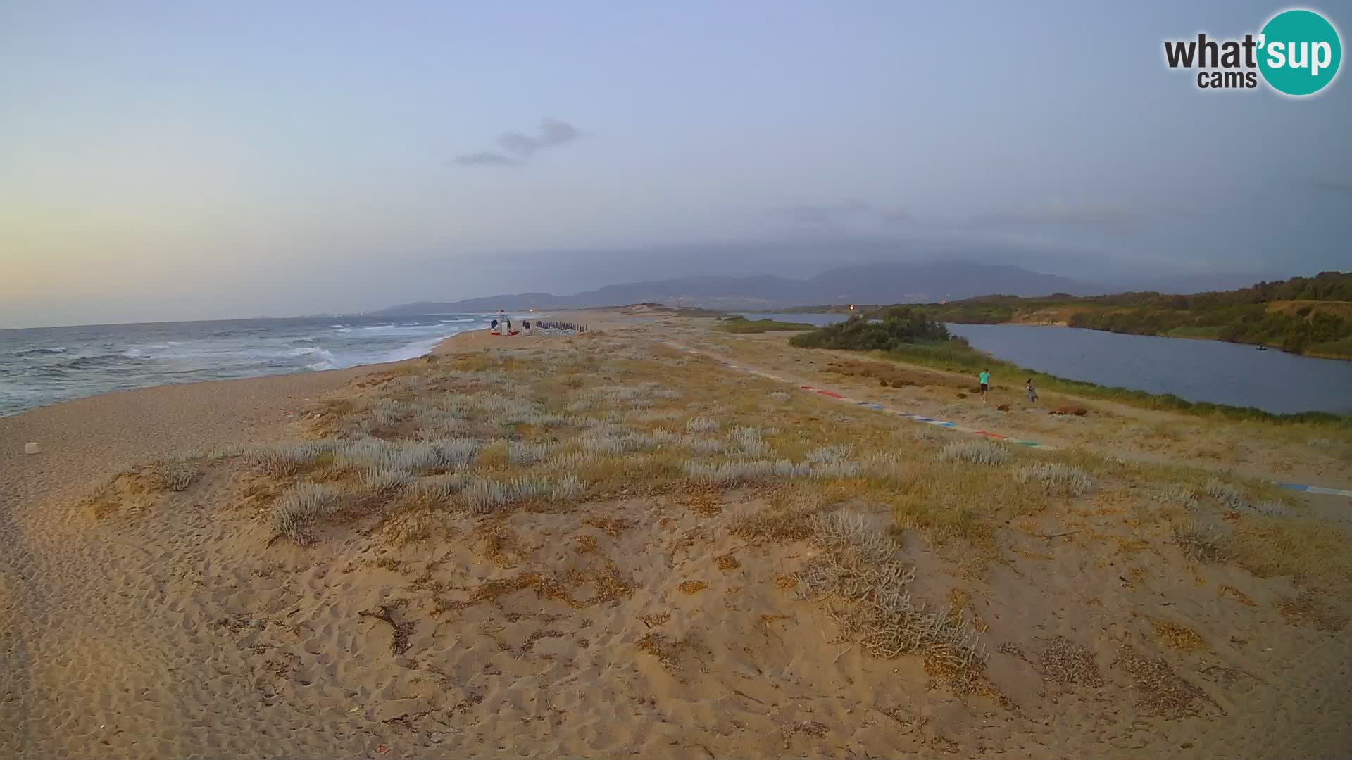 Spletna kamera Valledoria v živo – plaža San Pietro – Sardinija – Italija