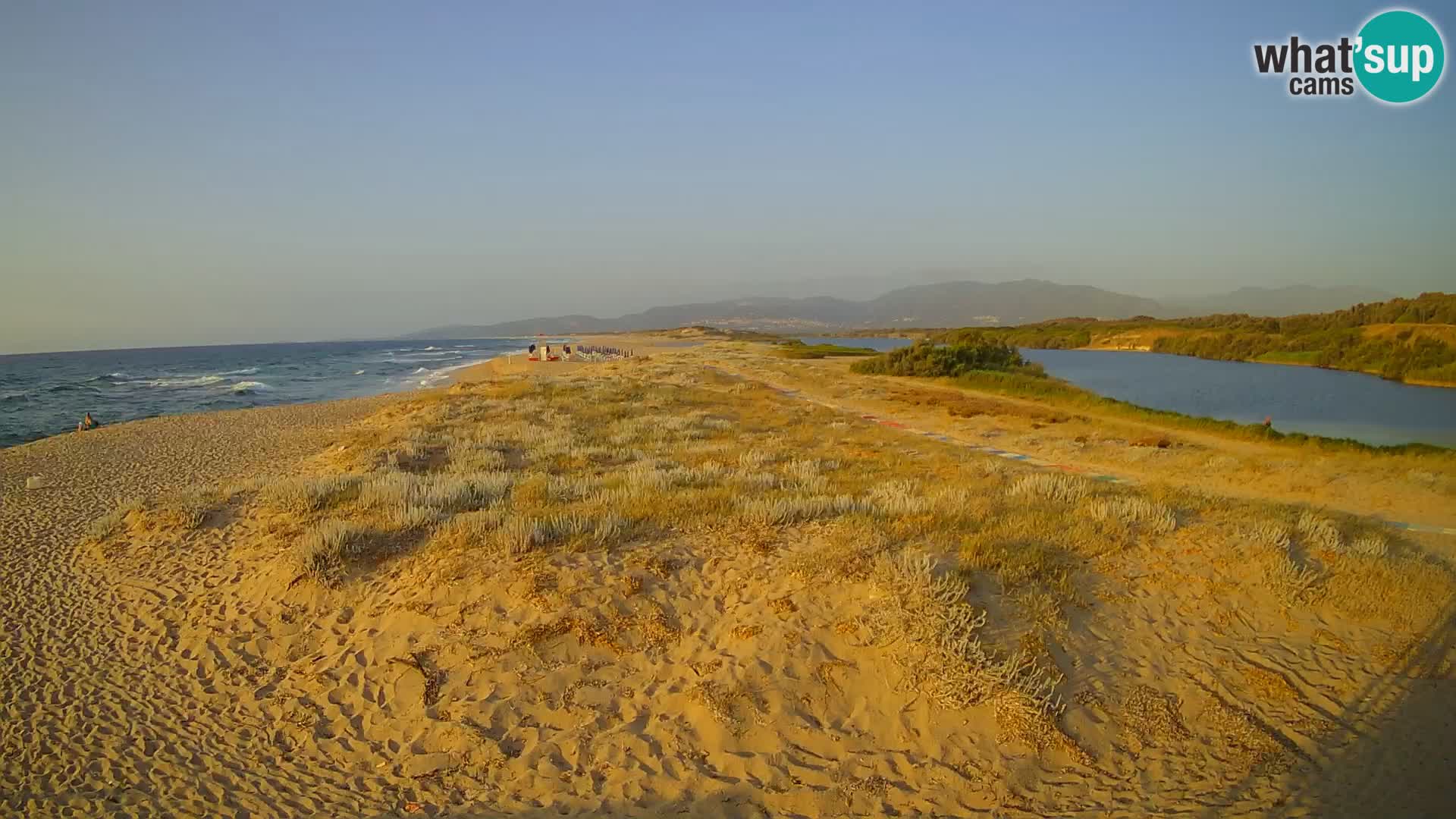 Spletna kamera Valledoria v živo – plaža San Pietro – Sardinija – Italija