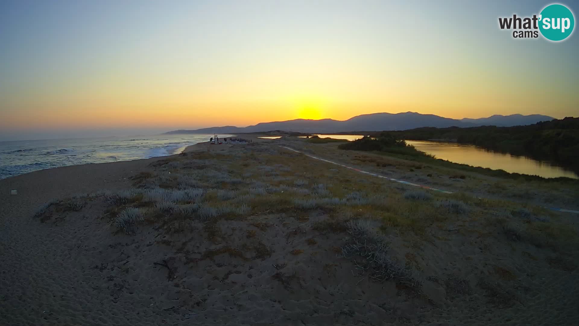 Valledoria Live-Webcam – Strand San Pietro – Sardinien – Italien