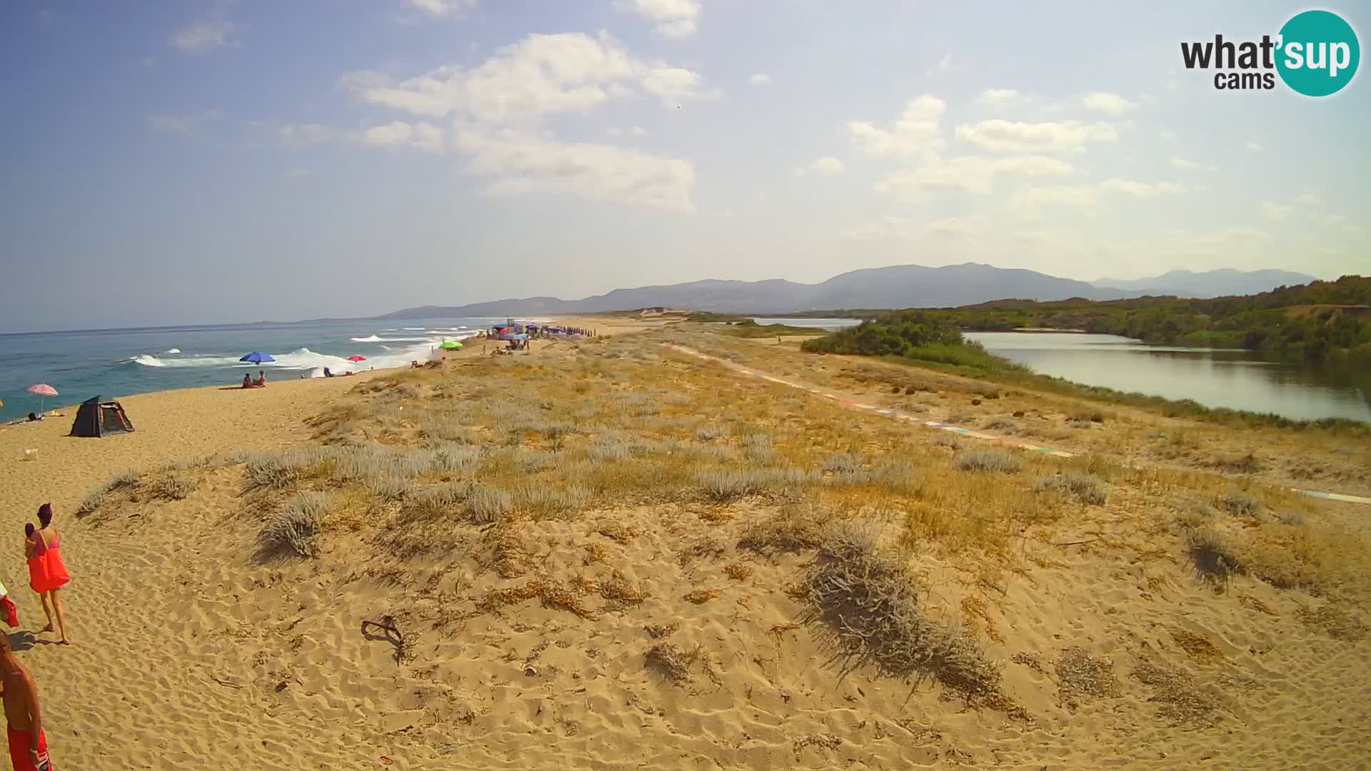 Spletna kamera Valledoria v živo – plaža San Pietro – Sardinija – Italija