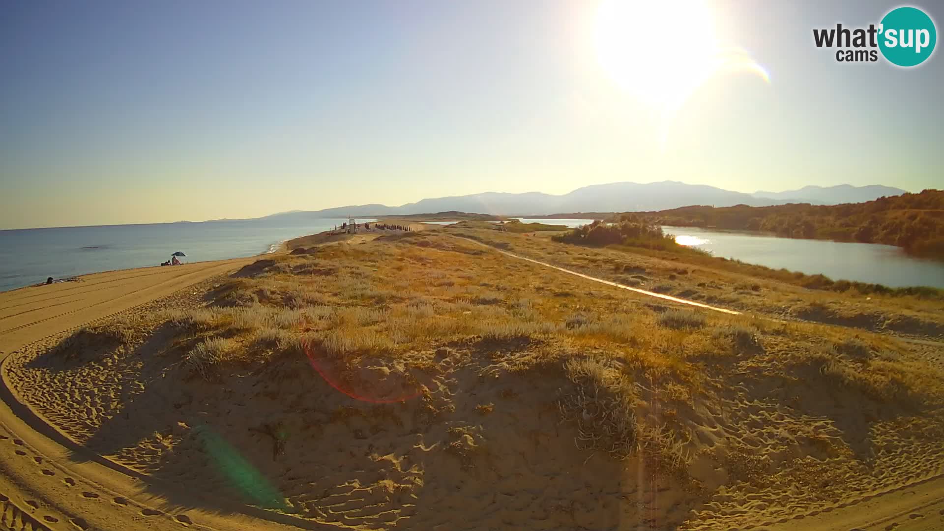 Spletna kamera Valledoria v živo – plaža San Pietro – Sardinija – Italija