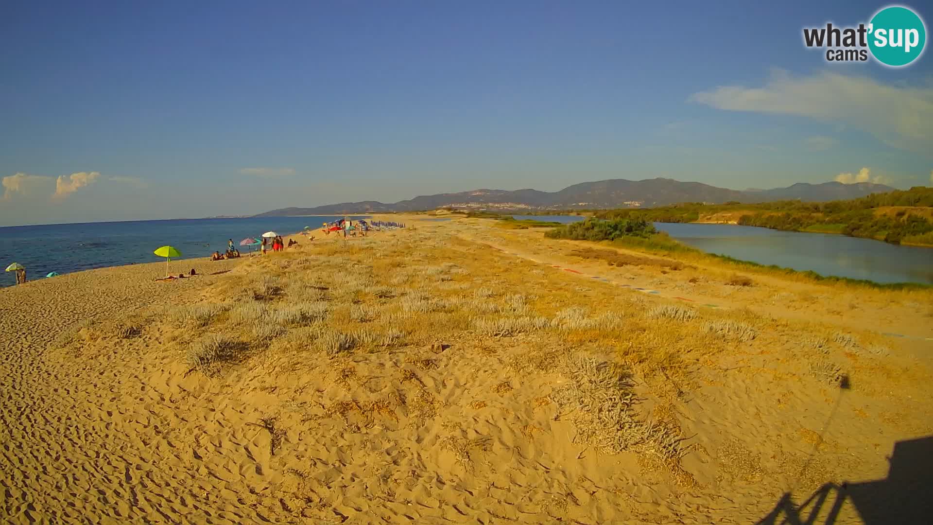 Spletna kamera Valledoria v živo – plaža San Pietro – Sardinija – Italija