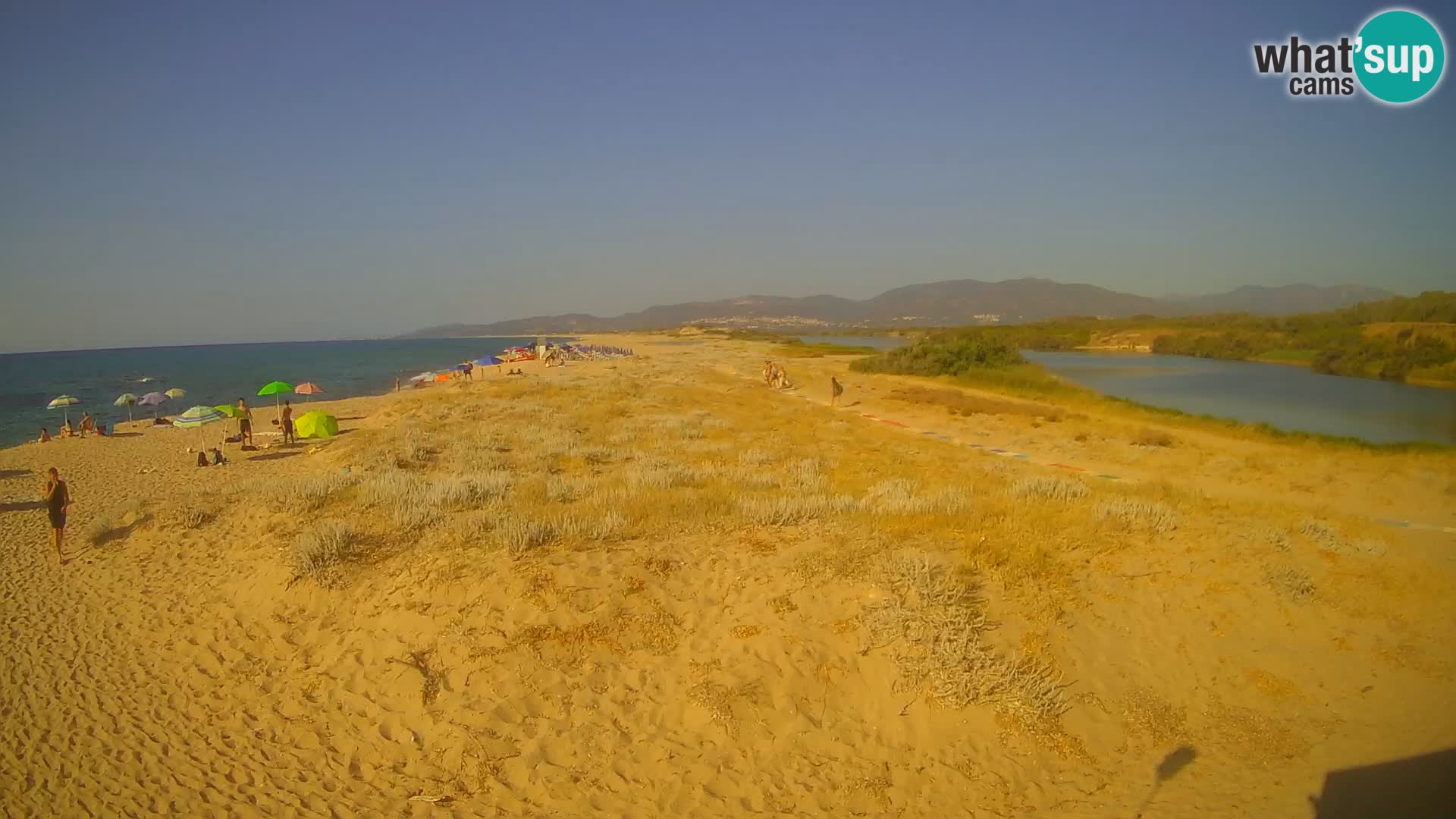 Spletna kamera Valledoria v živo – plaža San Pietro – Sardinija – Italija
