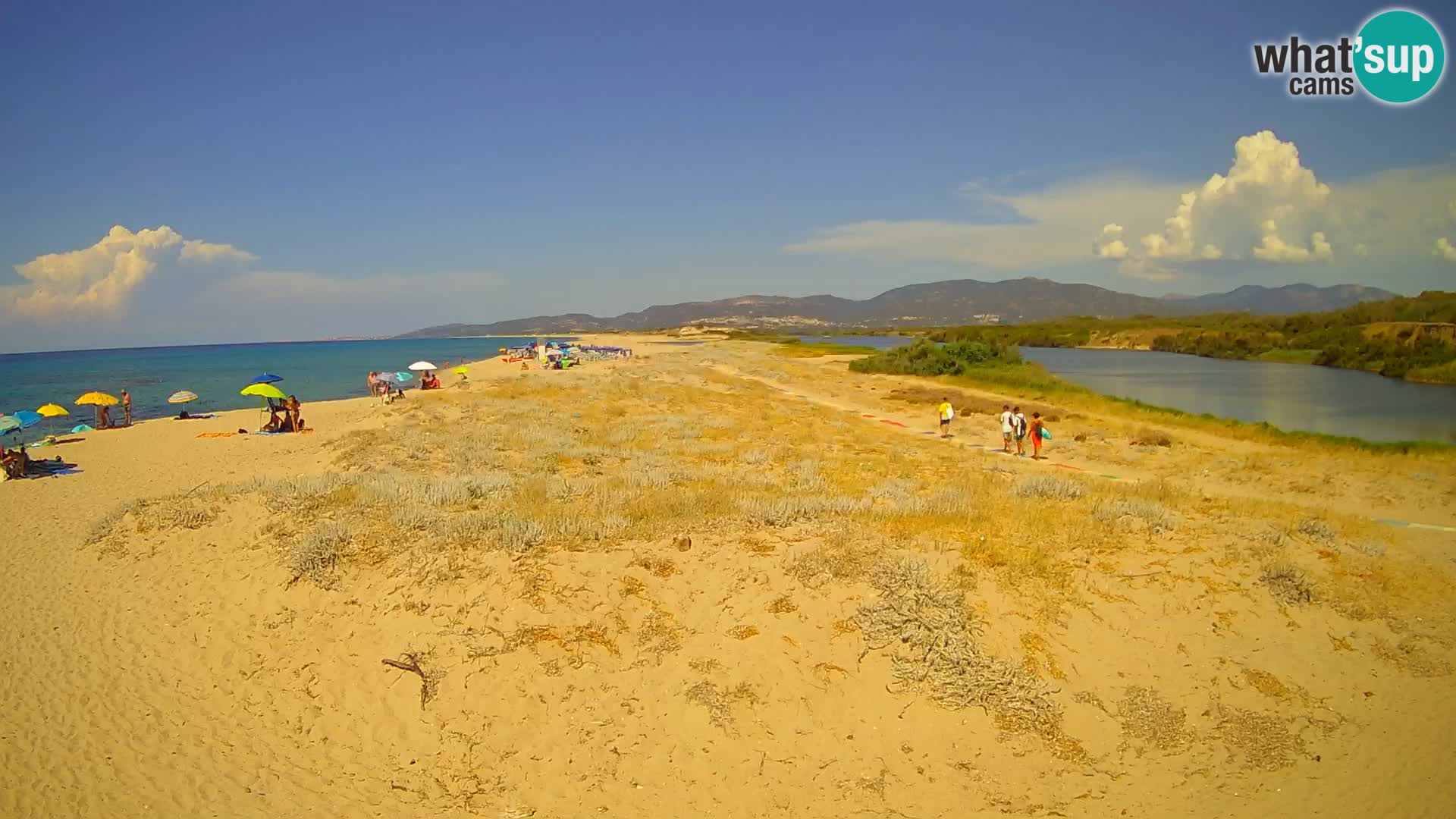 Spletna kamera Valledoria v živo – plaža San Pietro – Sardinija – Italija