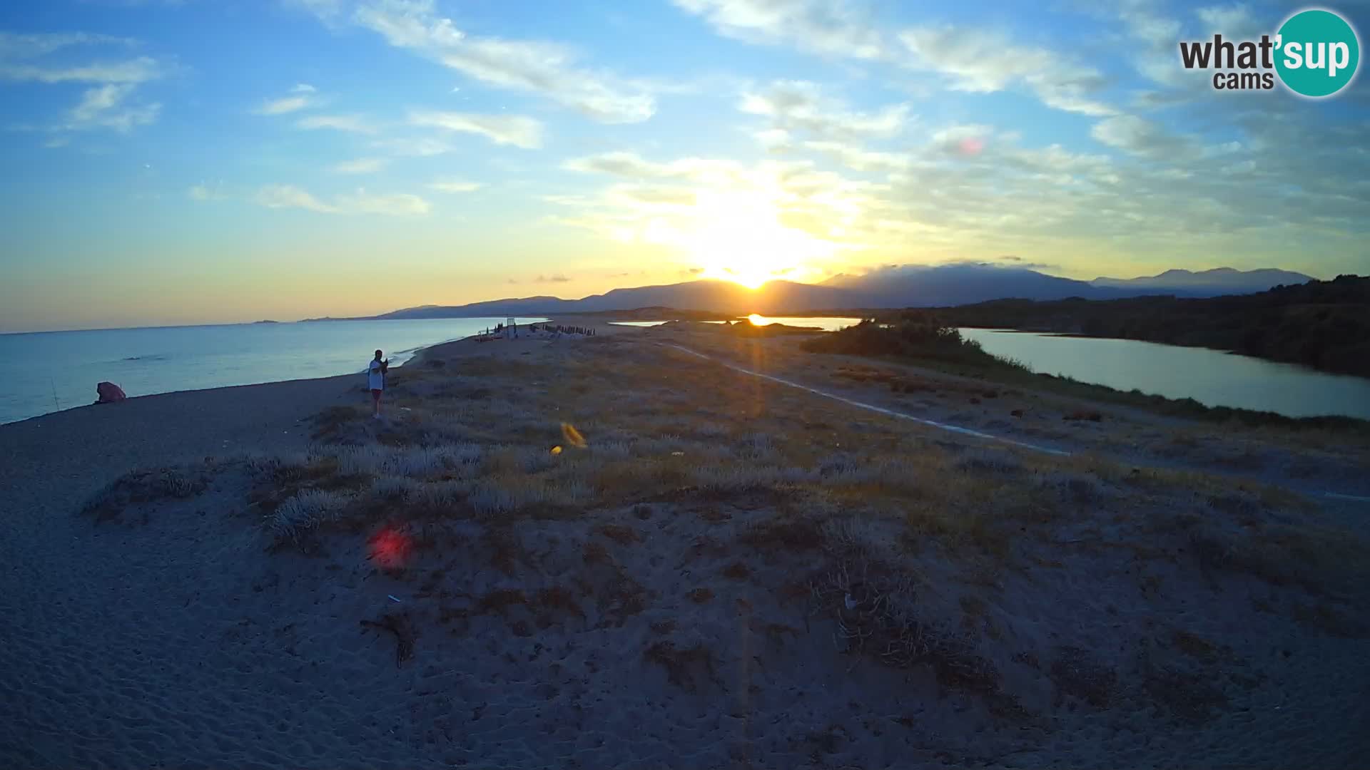 Spletna kamera Valledoria v živo – plaža San Pietro – Sardinija – Italija
