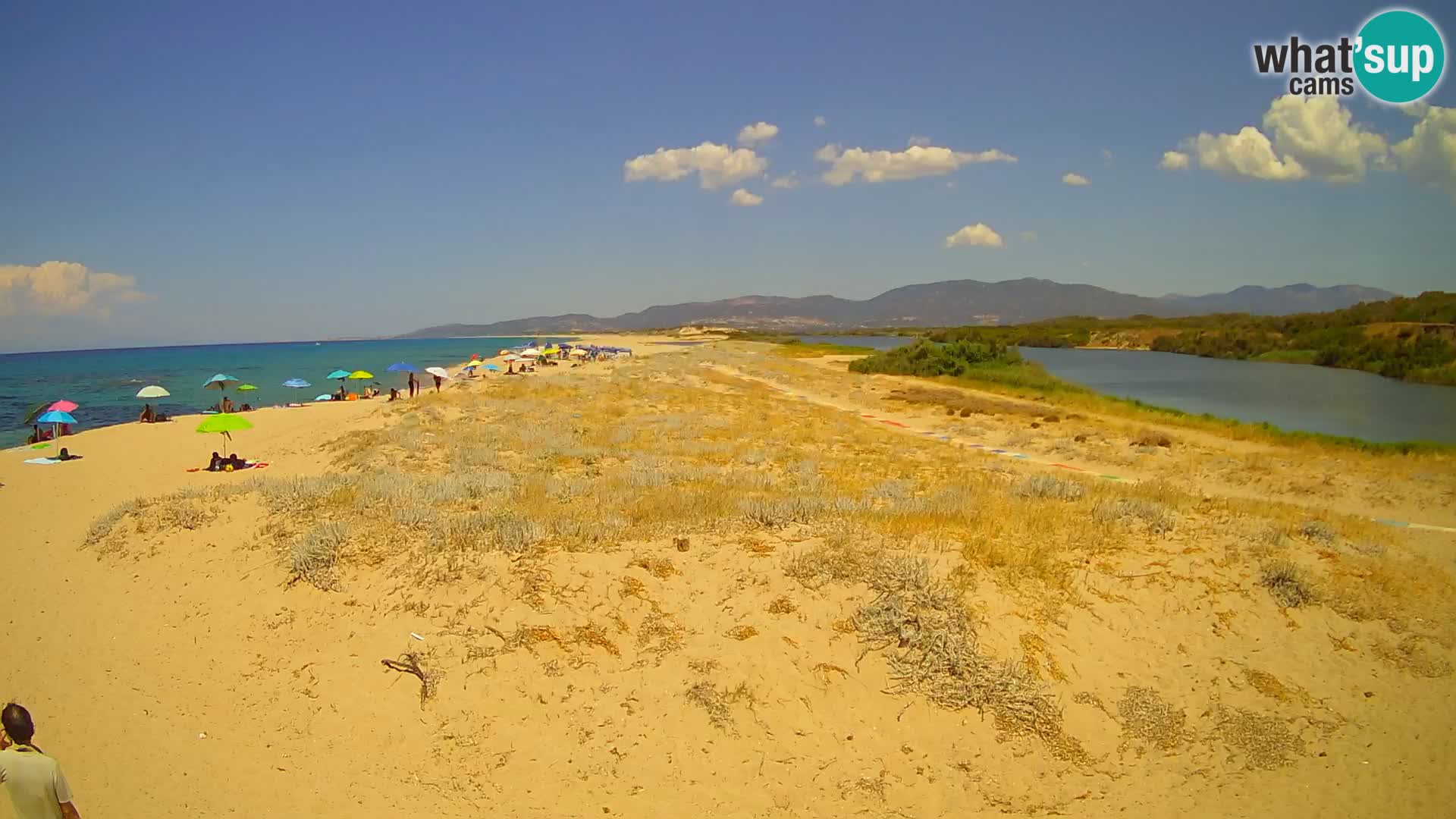 Spletna kamera Valledoria v živo – plaža San Pietro – Sardinija – Italija