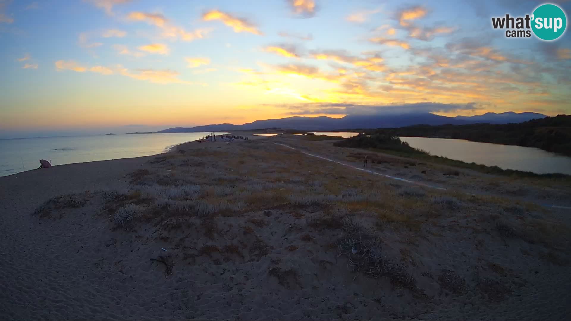 Spletna kamera Valledoria v živo – plaža San Pietro – Sardinija – Italija