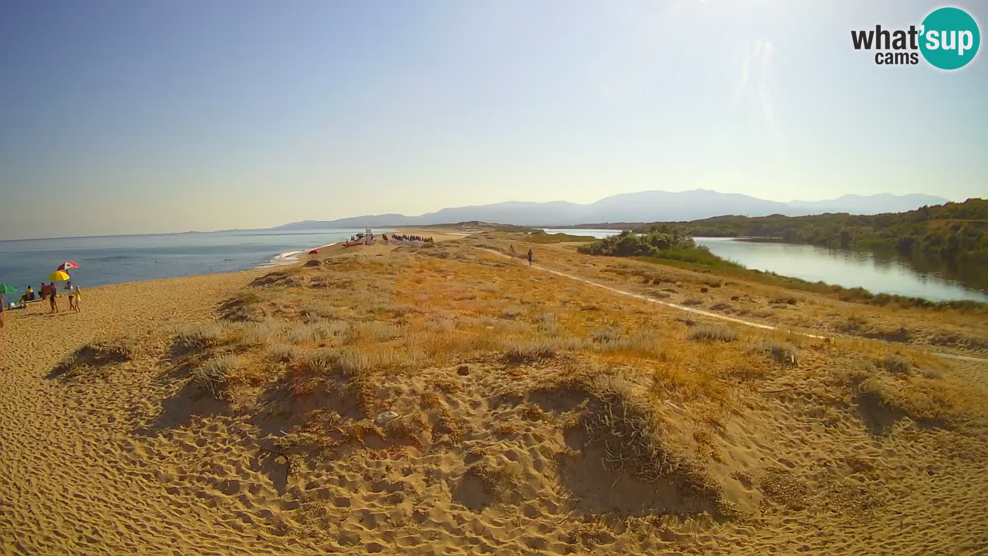 Spletna kamera Valledoria v živo – plaža San Pietro – Sardinija – Italija