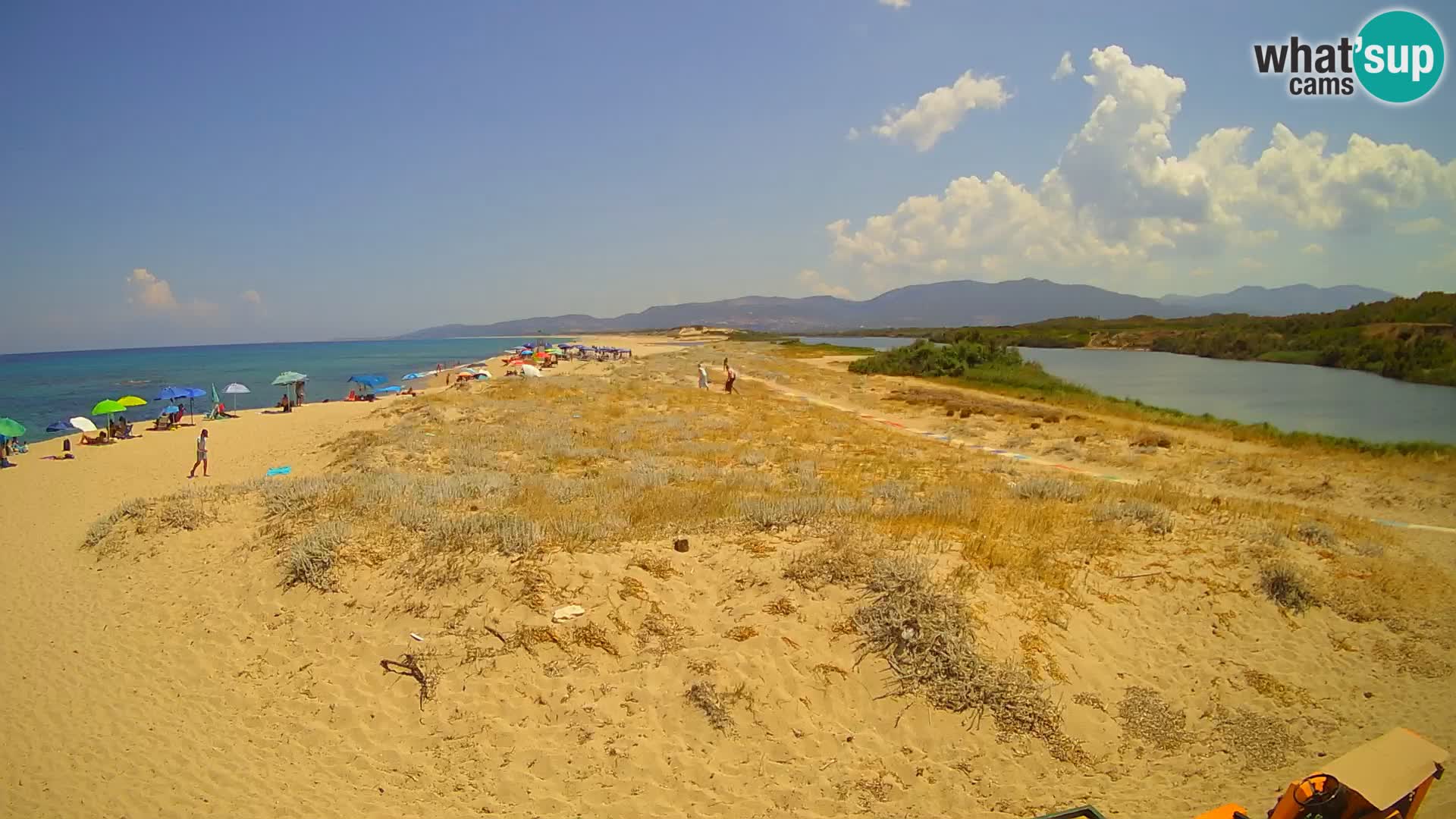 Spletna kamera Valledoria v živo – plaža San Pietro – Sardinija – Italija