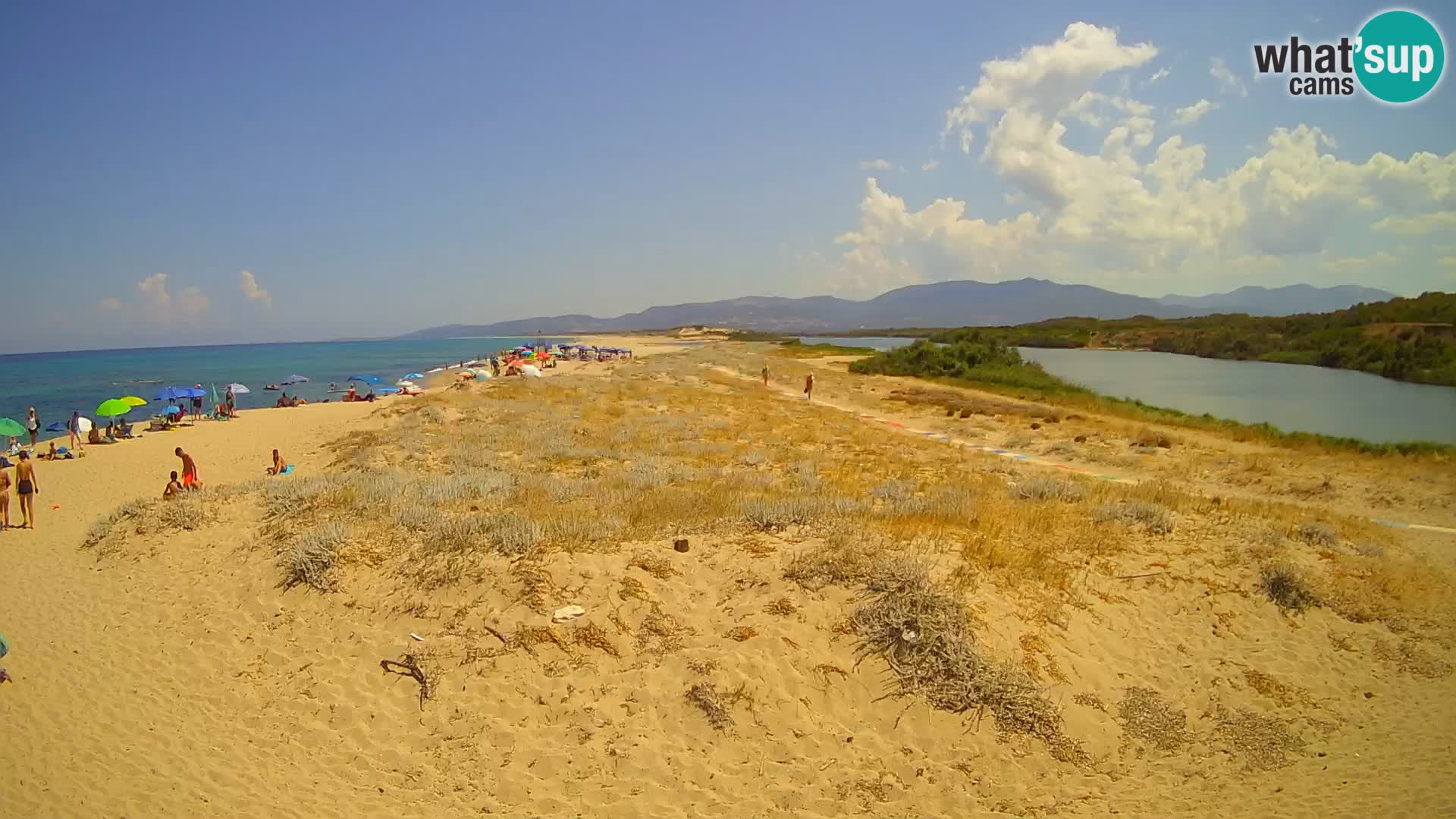 Spletna kamera Valledoria v živo – plaža San Pietro – Sardinija – Italija